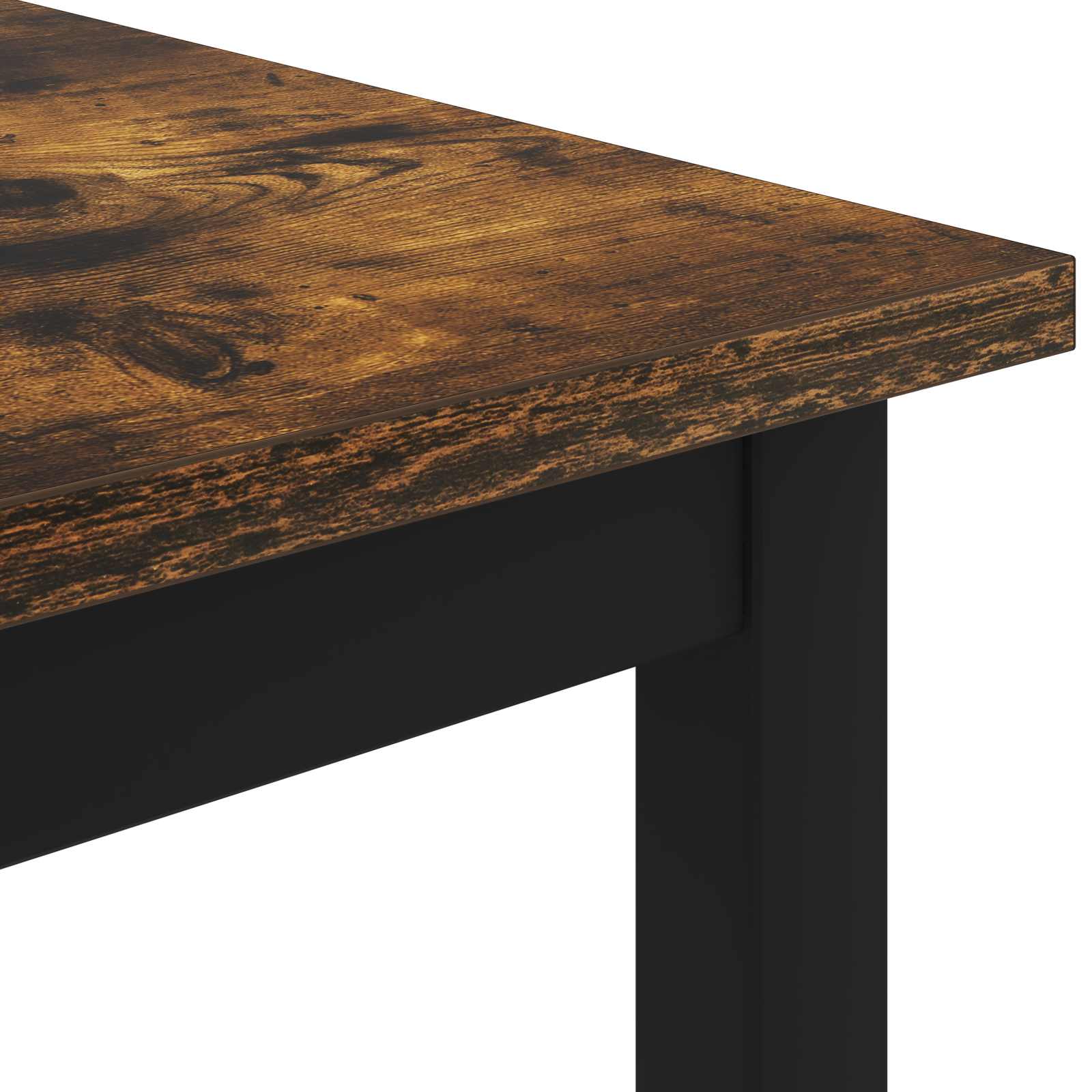 Kava Stol Dimni hrast 100 x 100 x 45 cm Konstruirano drvo