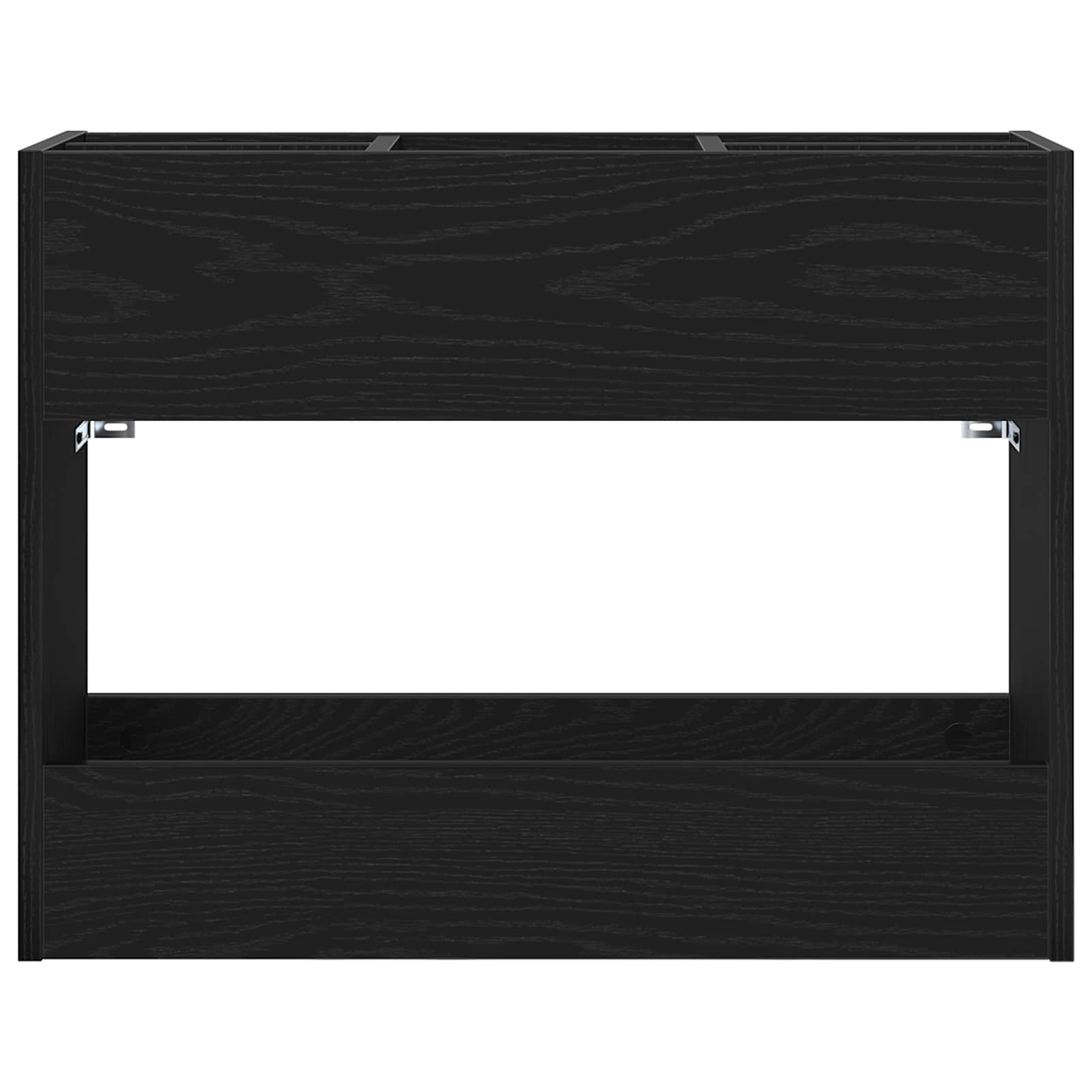 Stalak za kišobran Crni hrast 65 x 24 x 50 cm Konstruirano drvo