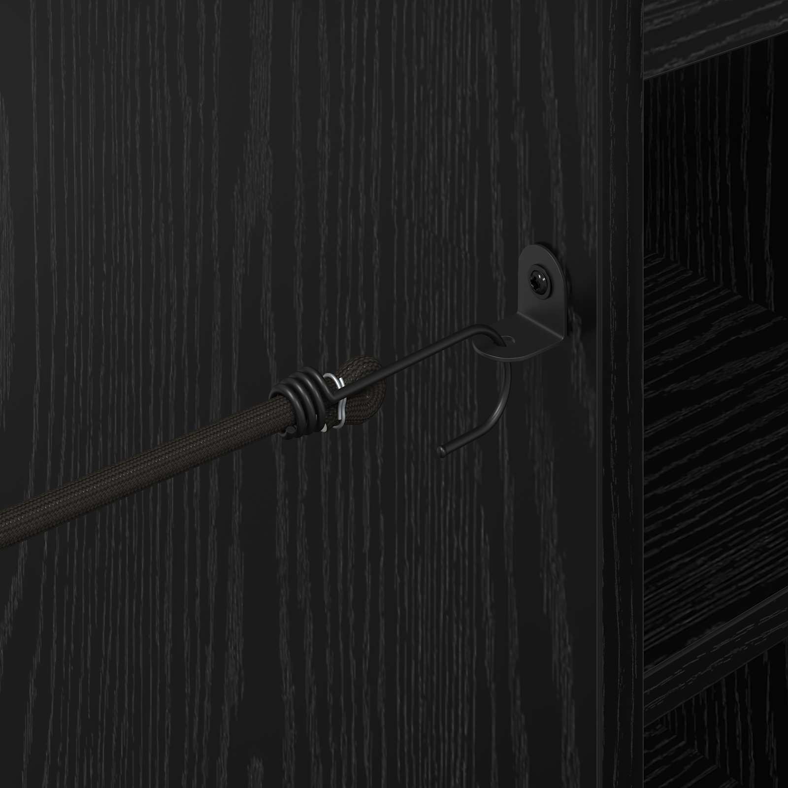 Golf ormar s kotačem Jednobojno Crni hrast 90 x 45 x 98 cm