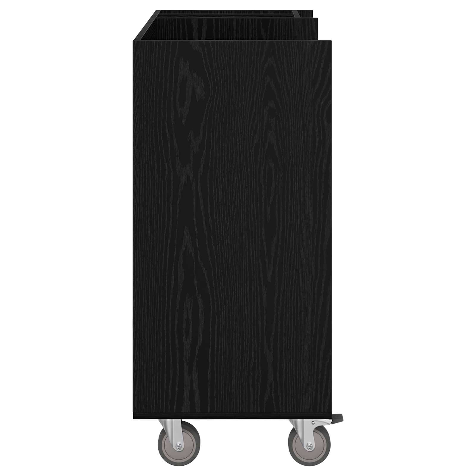 Golf ormar s kotačem Jednobojno Crni hrast 90 x 45 x 98 cm