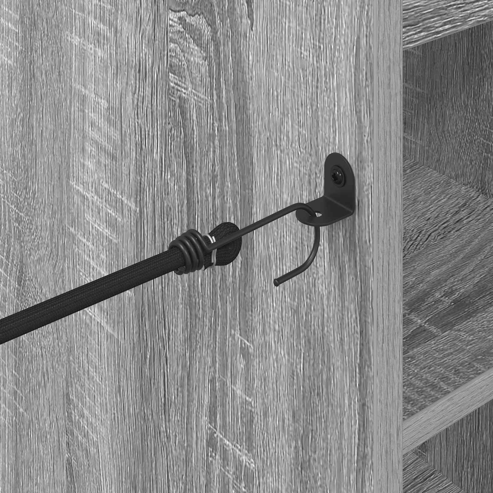 Golf ormar s kotačem Jednobojno Siva Sonoma 90 x 45 x 98 cm