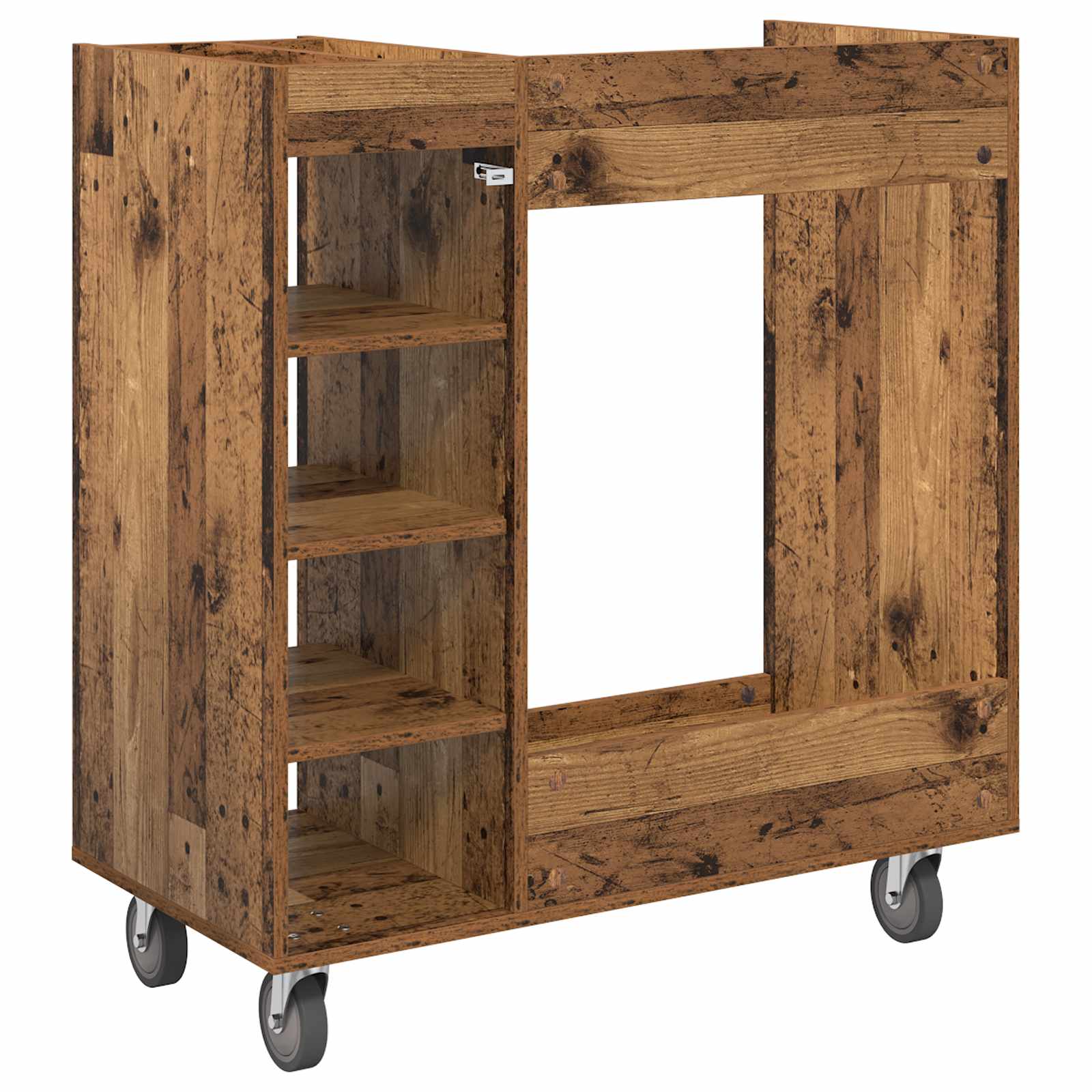 Golf ormar s kotačem Jednobojno Staro drvo 90 x 45 x 98 cm