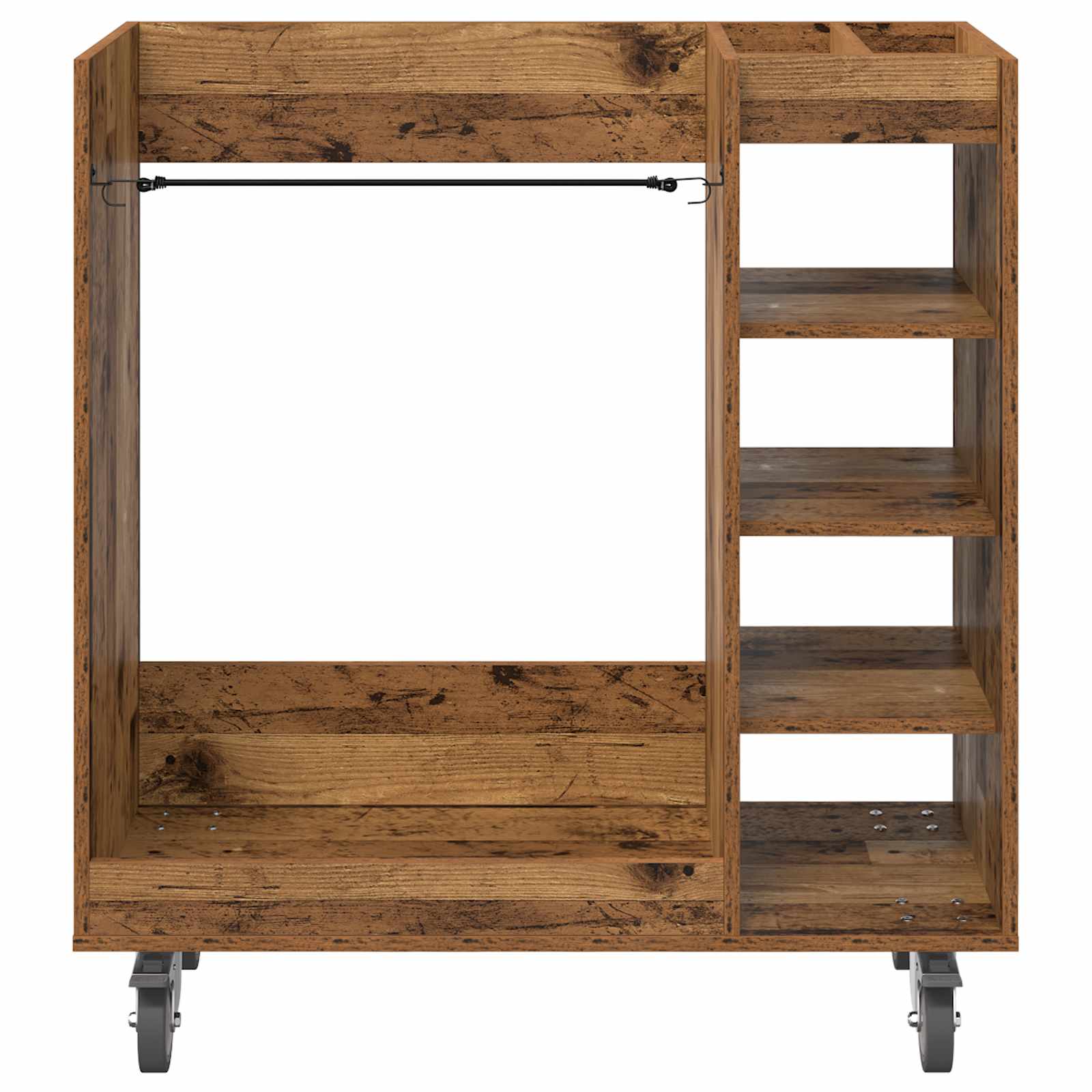 Golf ormar s kotačem Jednobojno Staro drvo 90 x 45 x 98 cm