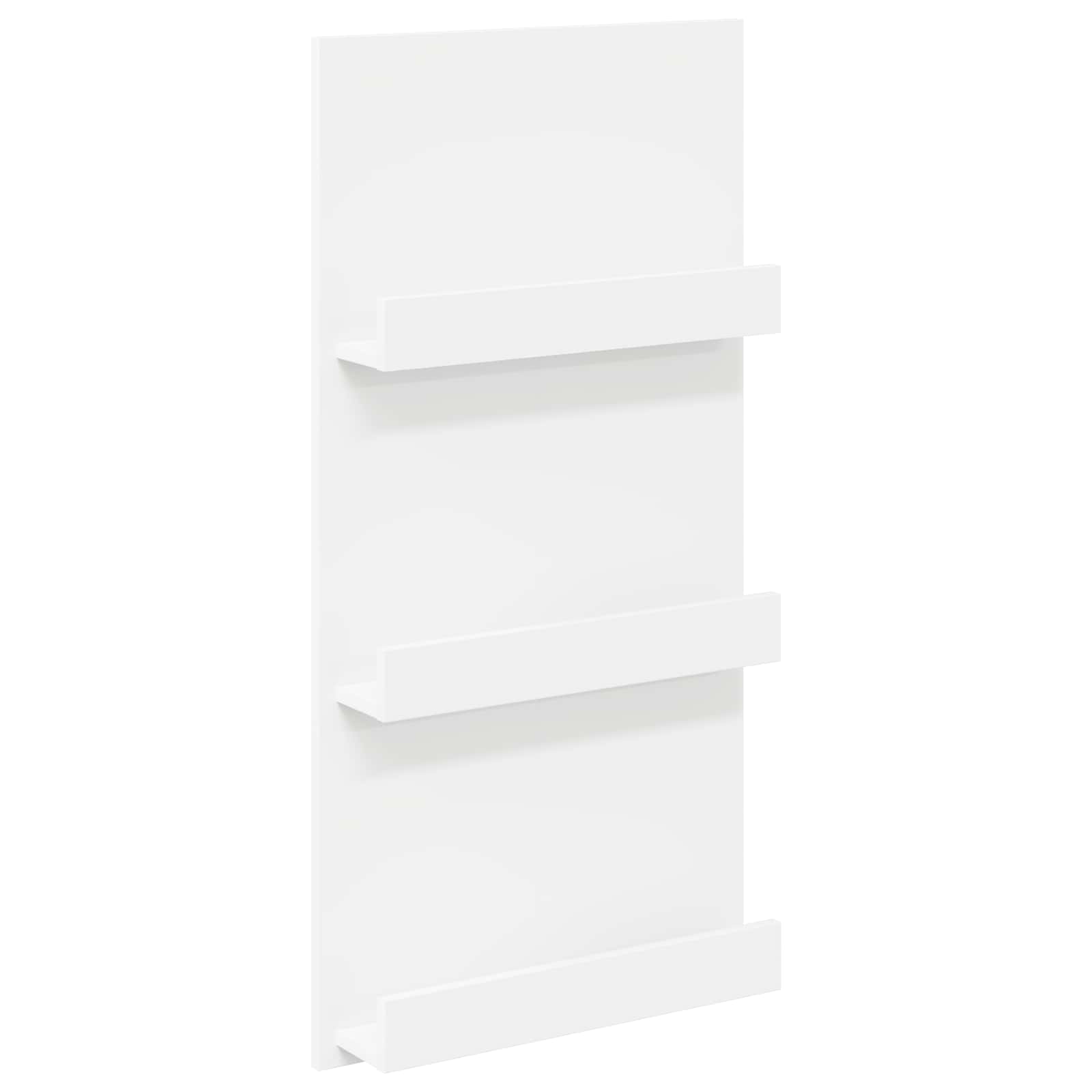 Polica za časopise Bijelo 51 x 11 x 102 cm Konstruirano drvo