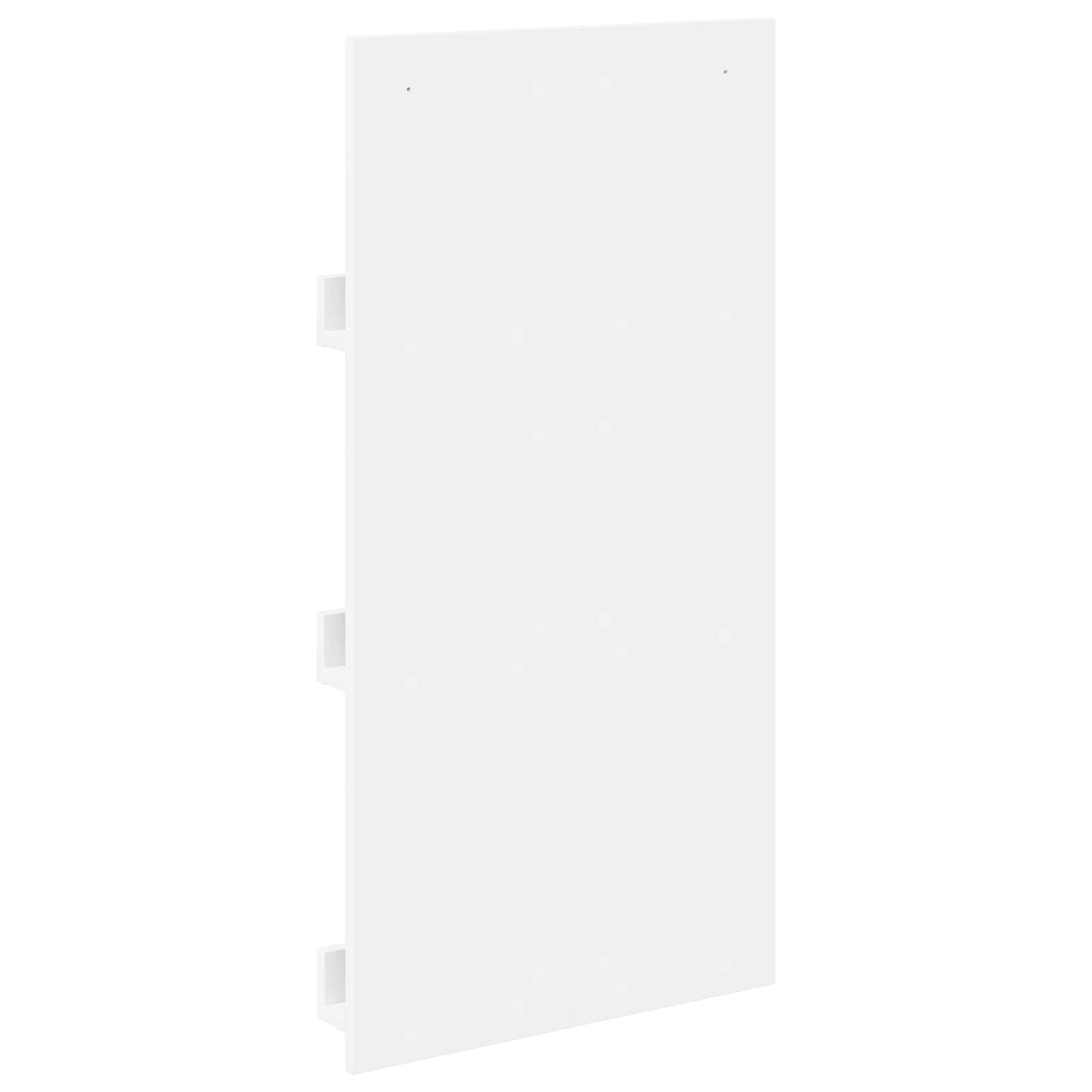 Polica za časopise Bijelo 51 x 11 x 102 cm Konstruirano drvo
