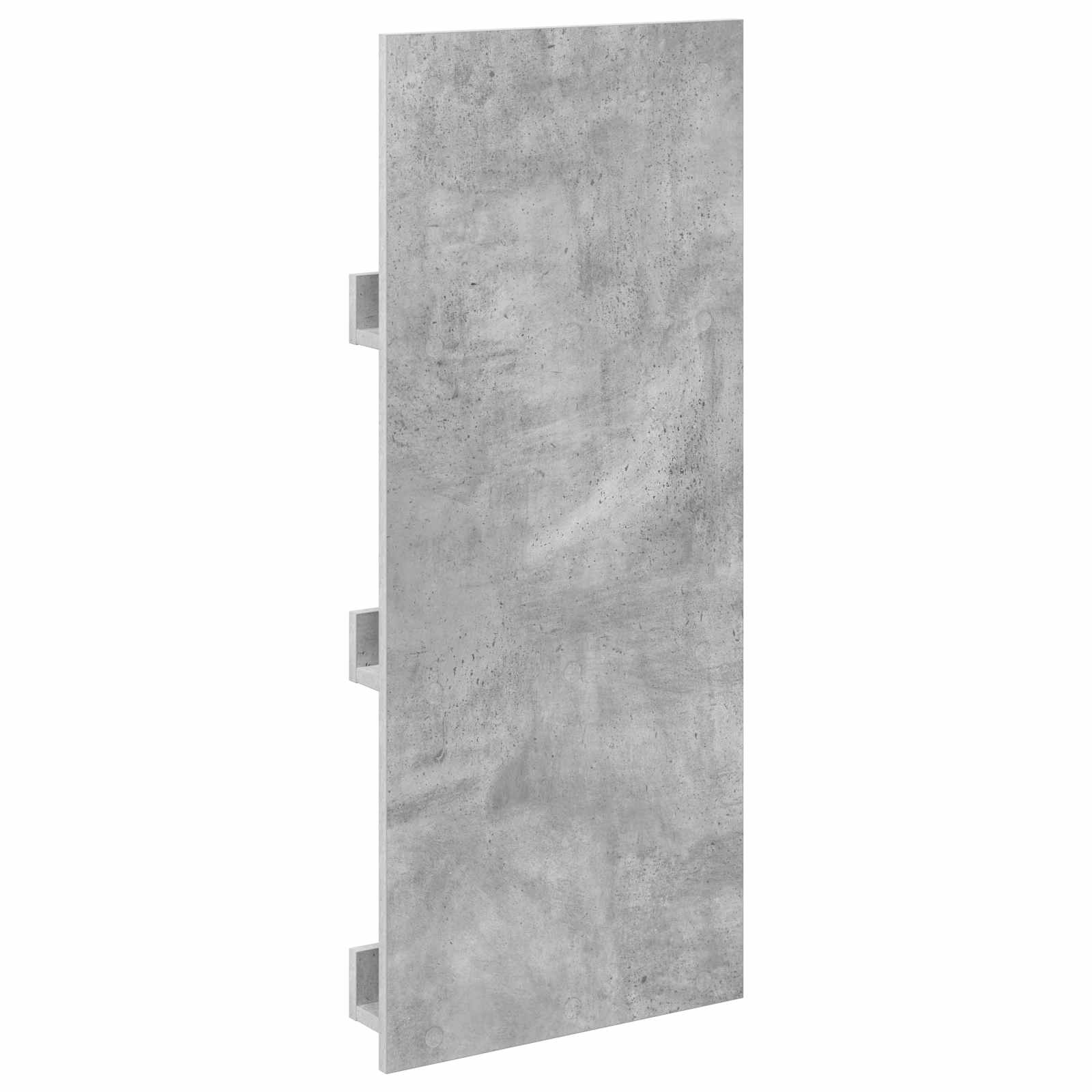 Polica za časopise s policom Betonski sivi 43 x 11 x 102 cm