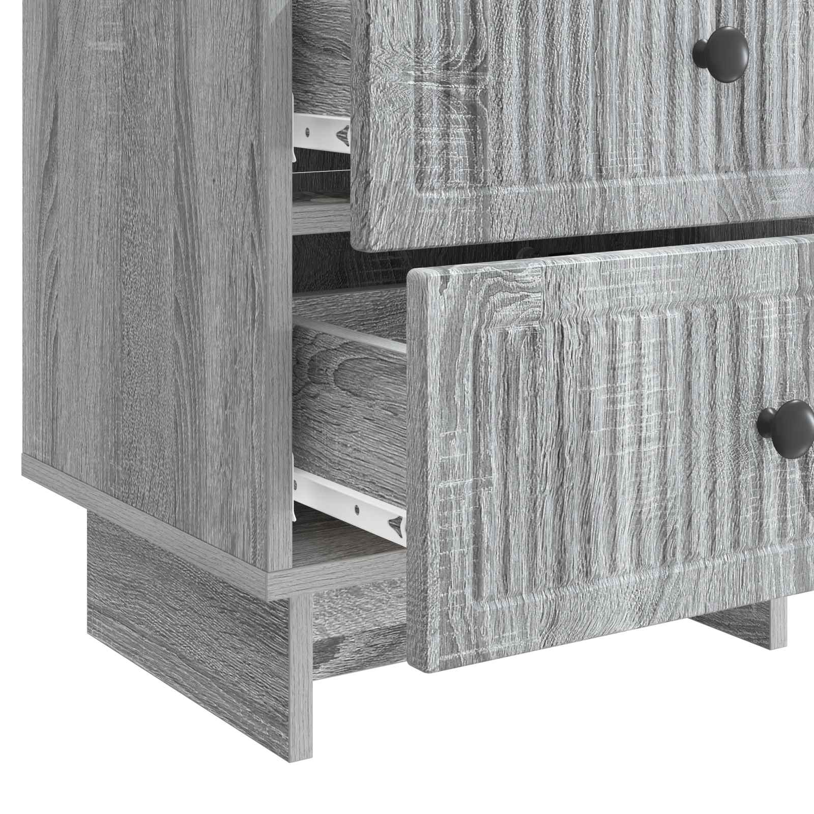 Noćni ormar Siva sonoma 43 x 34,5 x 47,5 cm Konstruirano drvo