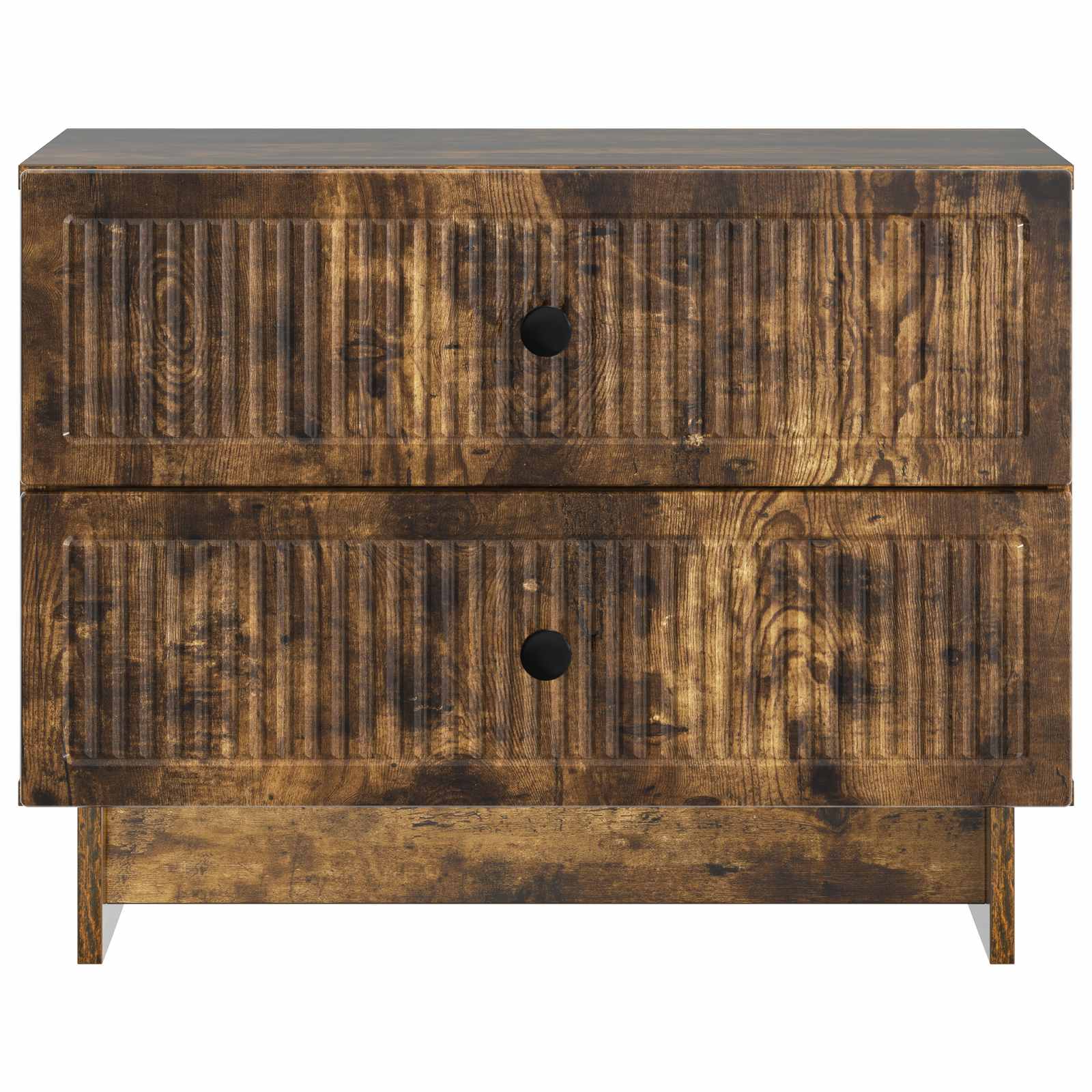 Noćni ormar s ladicama Dimljeni hrast 62 x 34,5 x 47,5 cm
