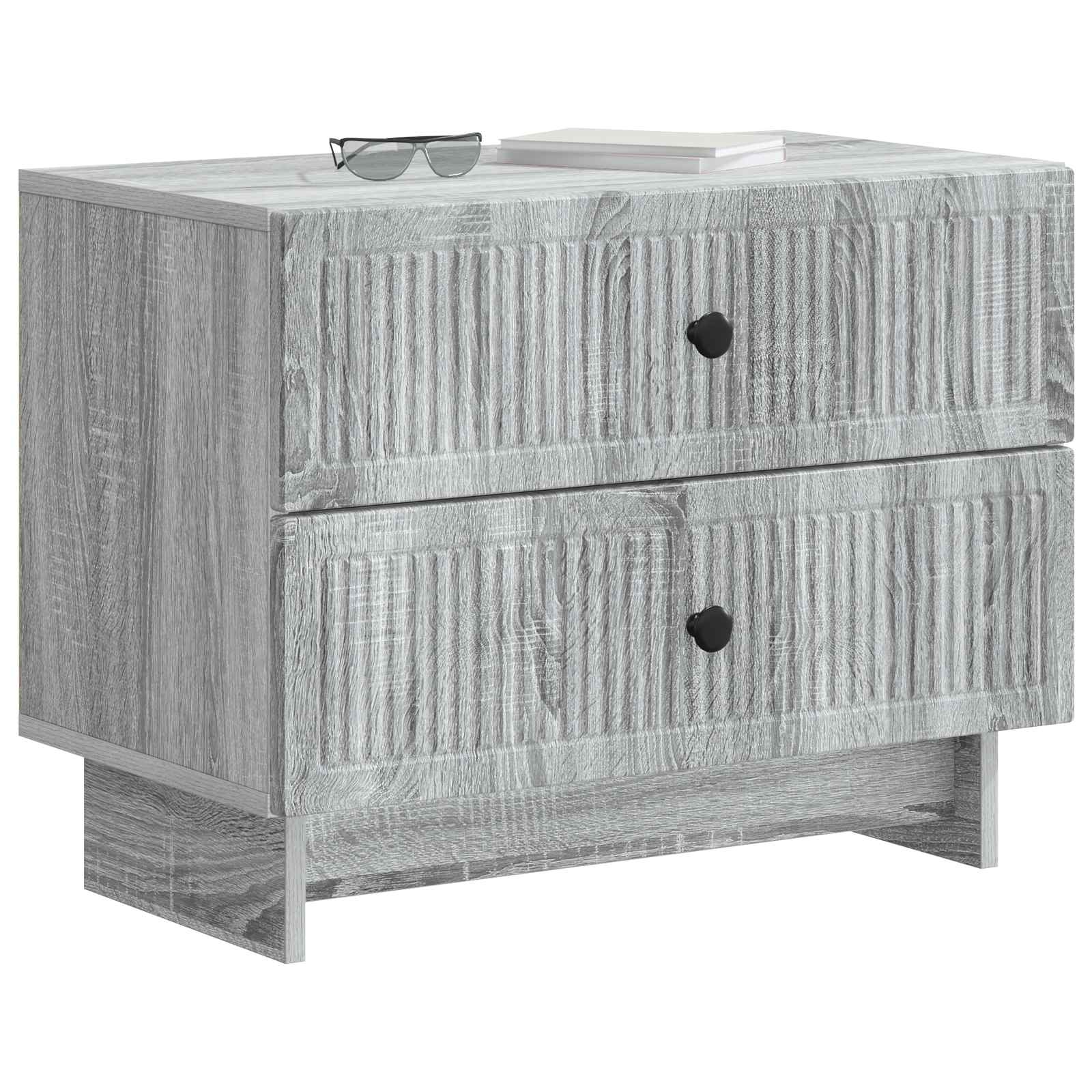 Noćni ormar Siva sonoma 62 x 34,5 x 47,5 cm Konstruirano drvo