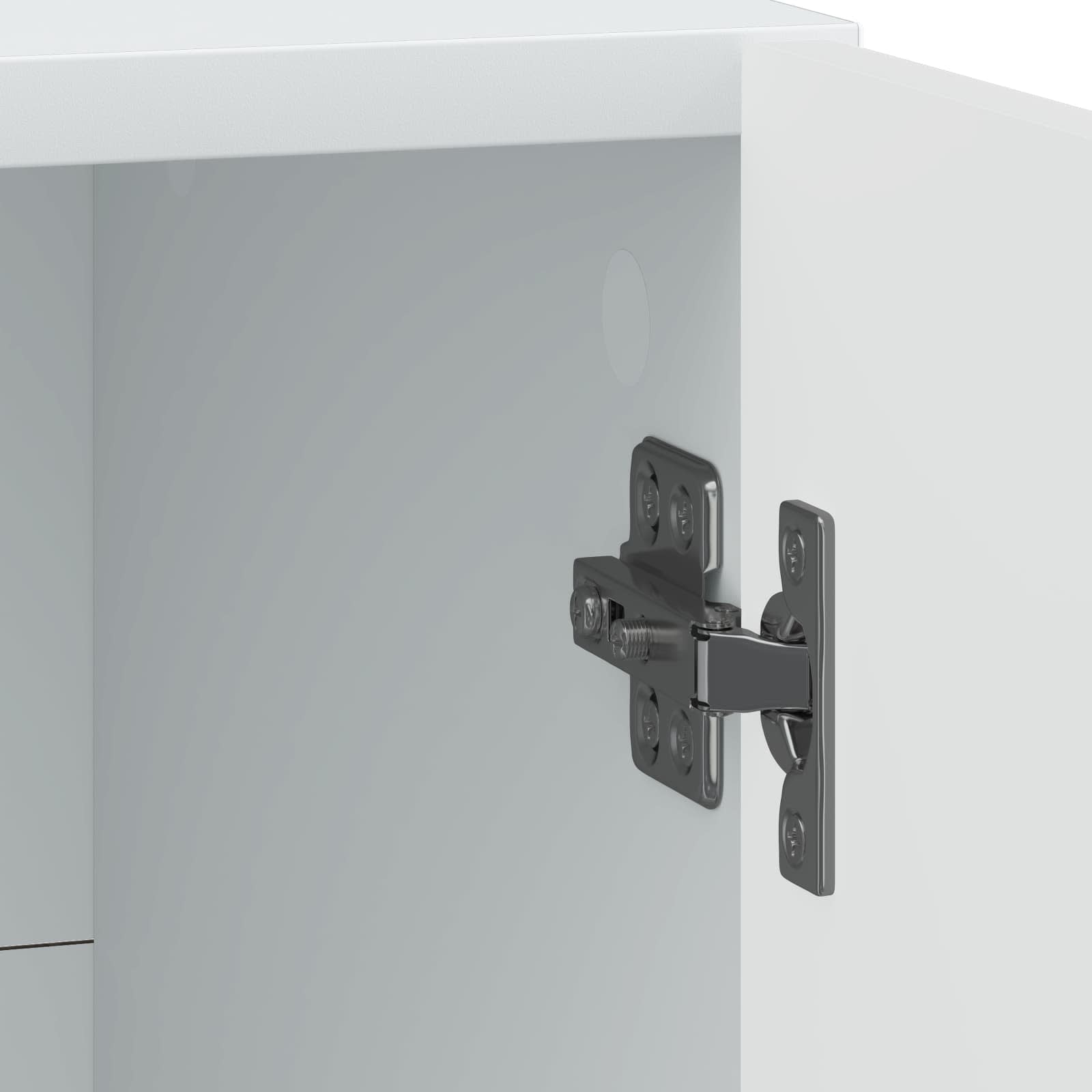 Noćni ormar 2 pcs Bijela 43 x 34,5 x 50 cm Konstruirano drvo