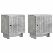 Noćni ormar 2 pcs Betonska siva 43 x 34,5 x 50 cm
