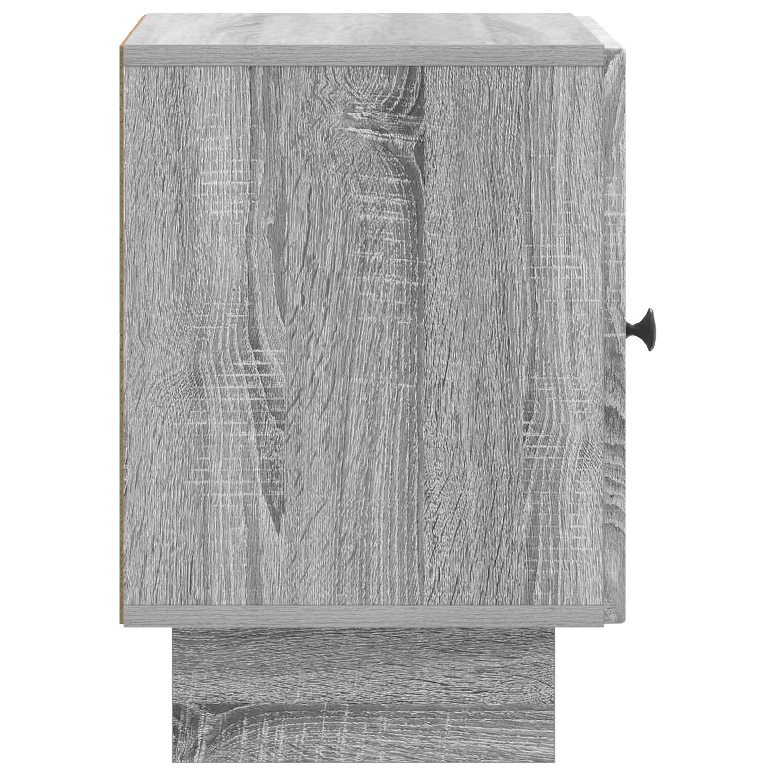 Noćni ormar 2 pcs Siva sonoma 43 x 34,5 x 50 cm
