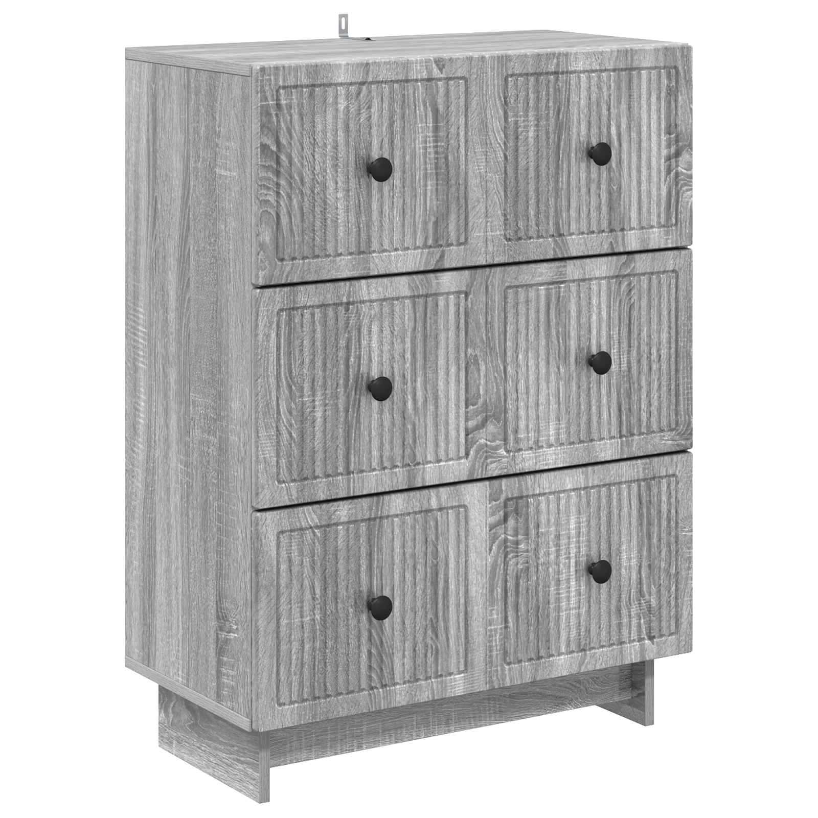 Ormar s ladicama Siva sonoma 66 x 34,5 x 90 cm