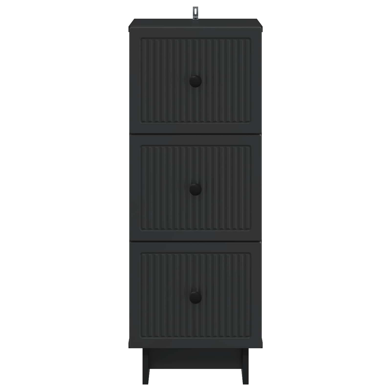 Ormar s ladicama Crna 33 x 34,5 x 90 cm Konstruirano drvo