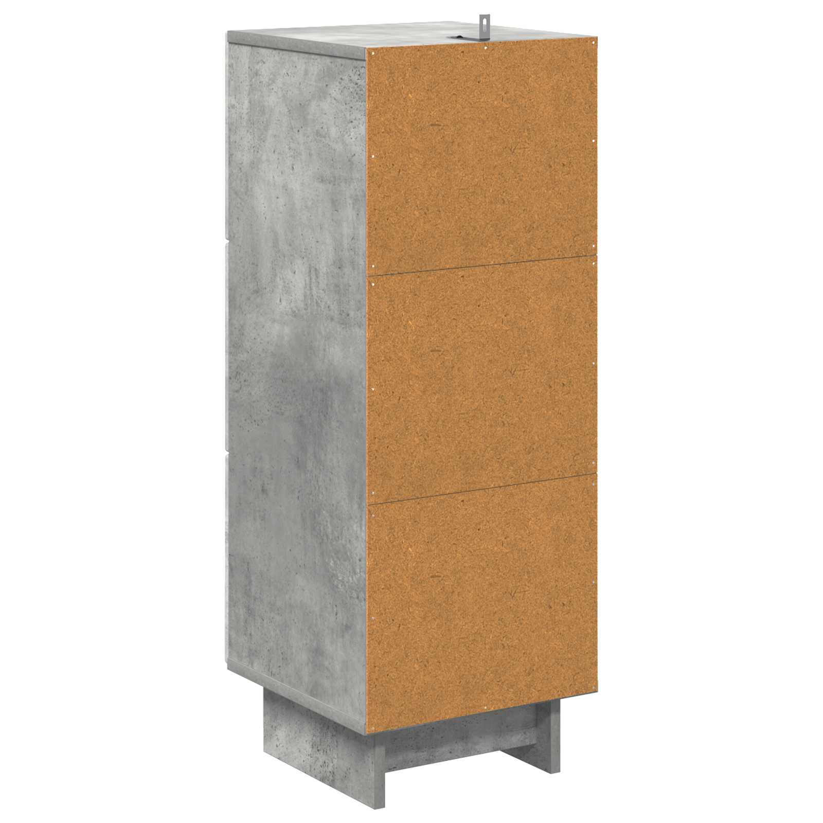 Ormar s ladicama Betonska siva 33 x 34,5 x 90 cm