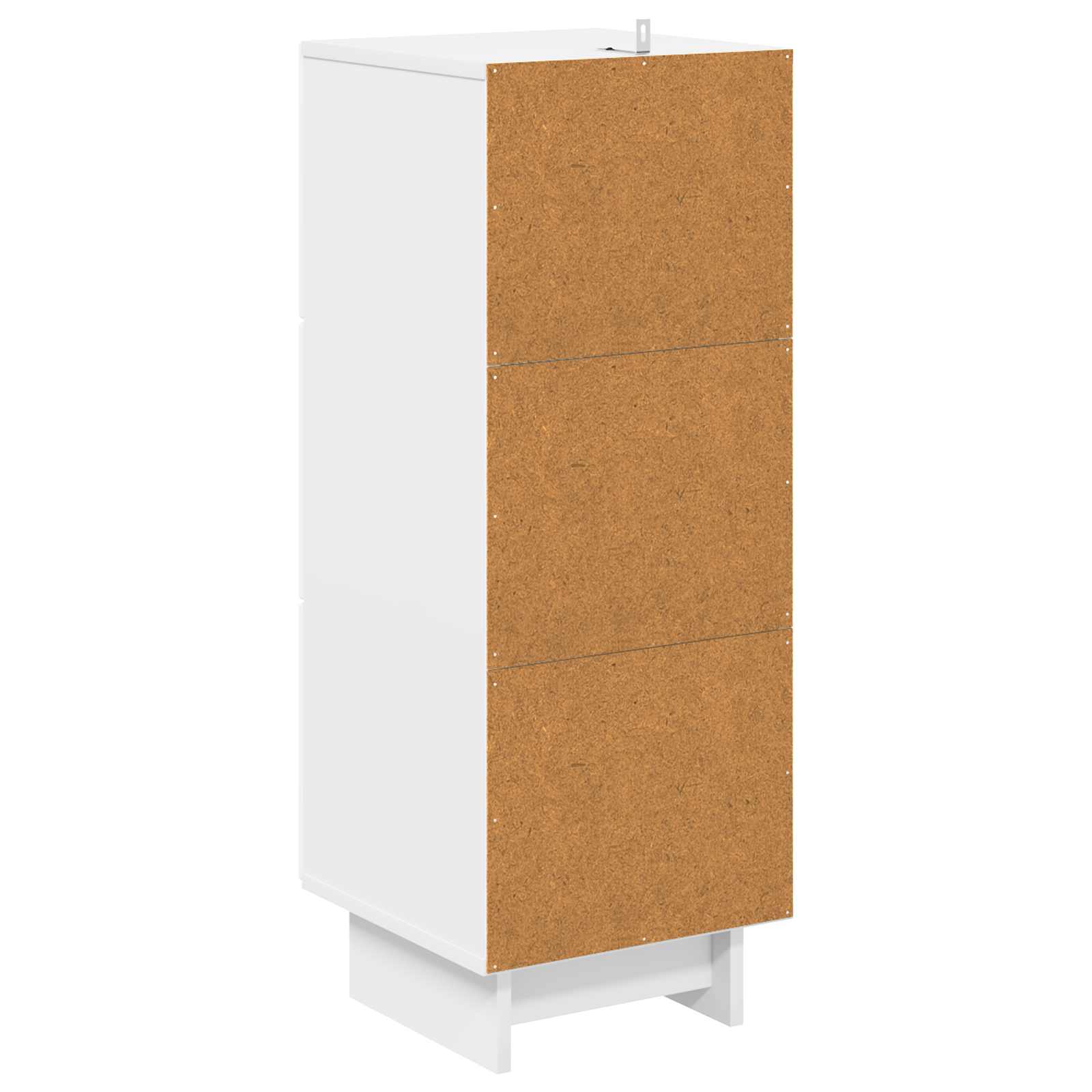 Ormar s ladicama Bijela visokog sjaja 33 x 34,5 x 90 cm