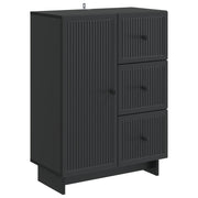 Kreveta s ladicama Crna 66 x 34,5 x 90 cm Konstruirano drvo