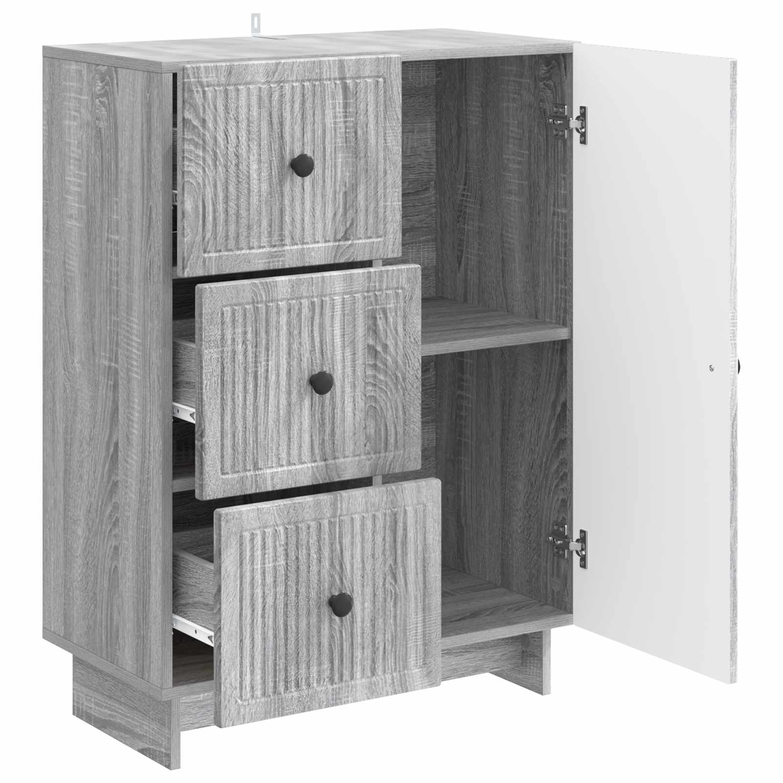 Kreveta Siva sonoma 66 x 34,5 x 90 cm Konstruirano drvo