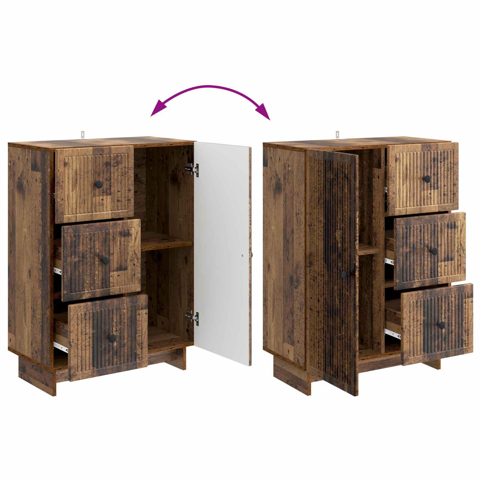 Kreveta Staro drvo 66 x 34,5 x 90 cm Konstruirano drvo