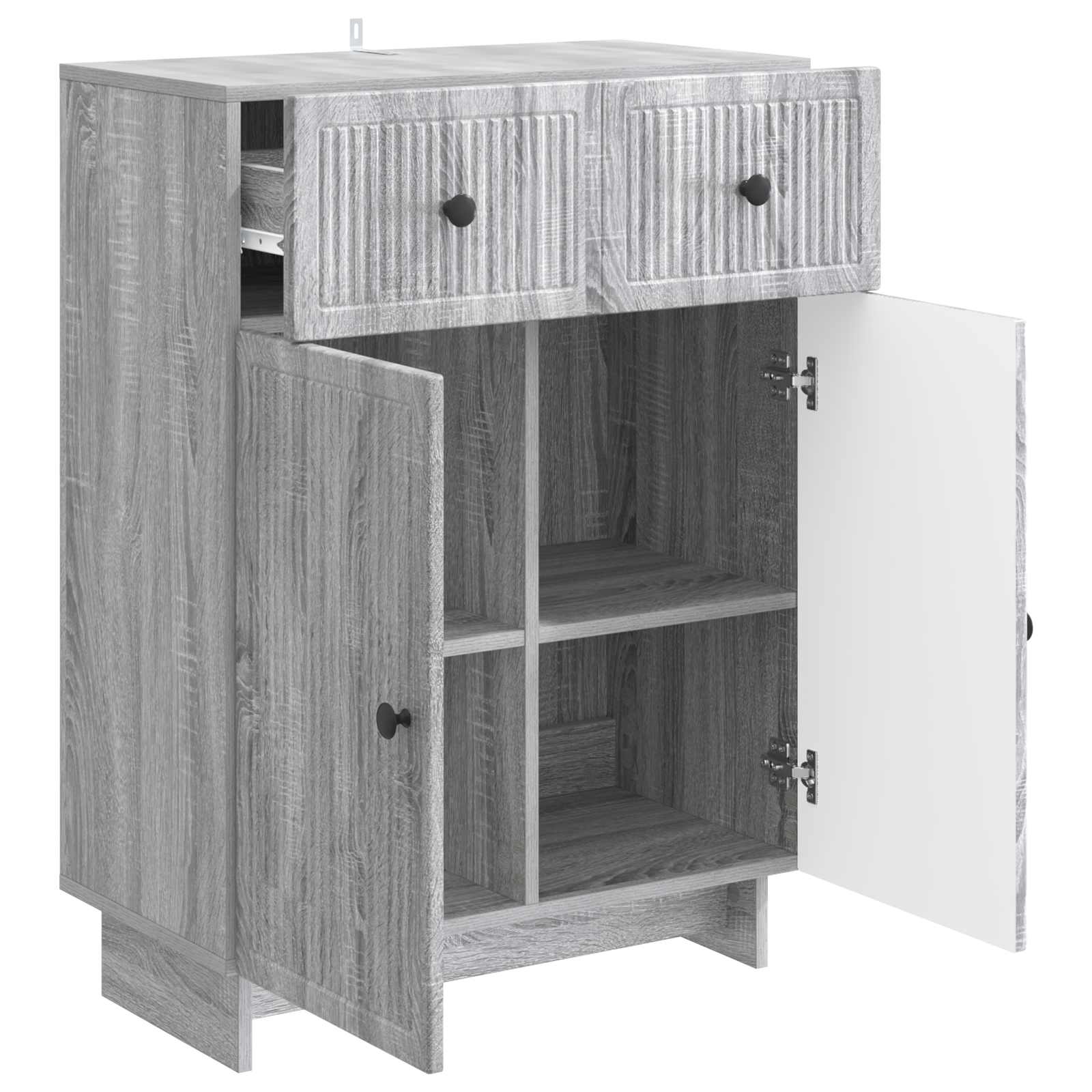 Kreveta Siva sonoma 66 x 34,5 x 90 cm Konstruirano drvo