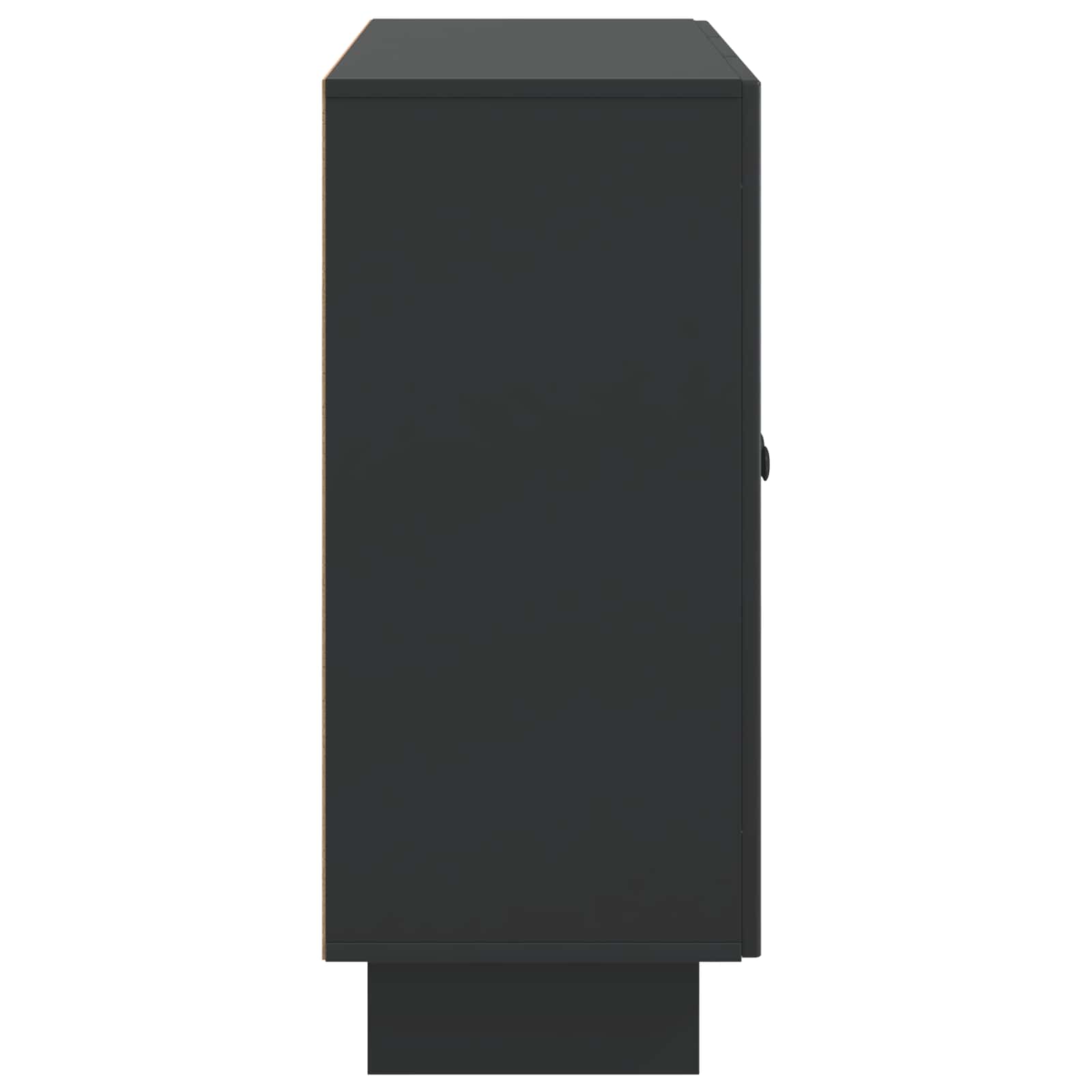 Kreveta Crna 89 x 34,5 x 80 cm Konstruirano drvo