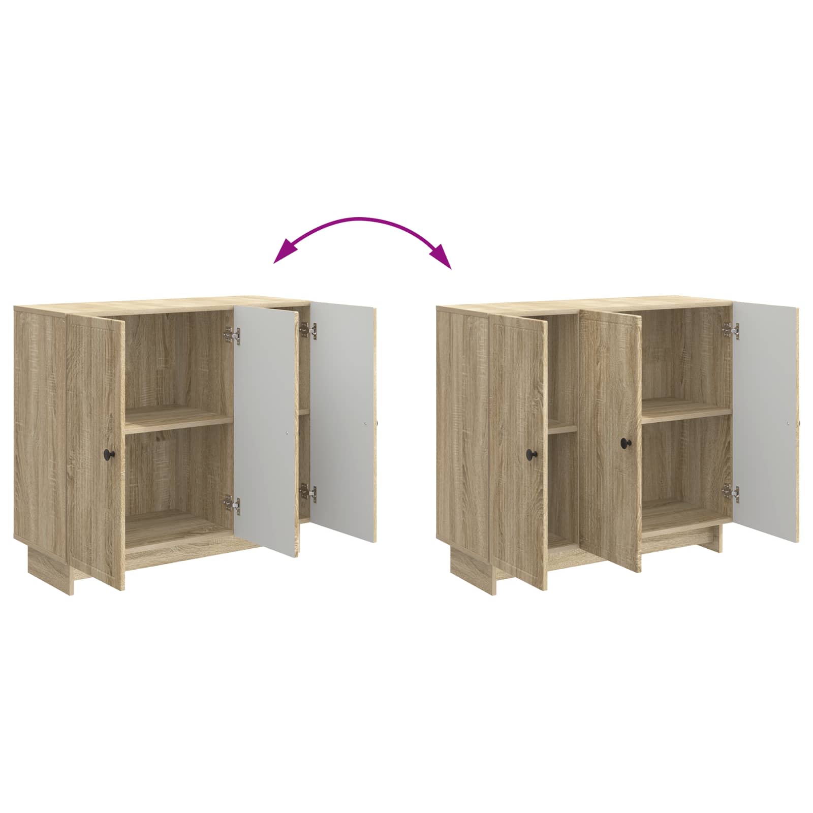 Kreveta Hrast sonoma 89 x 34,5 x 80 cm Konstruirano drvo