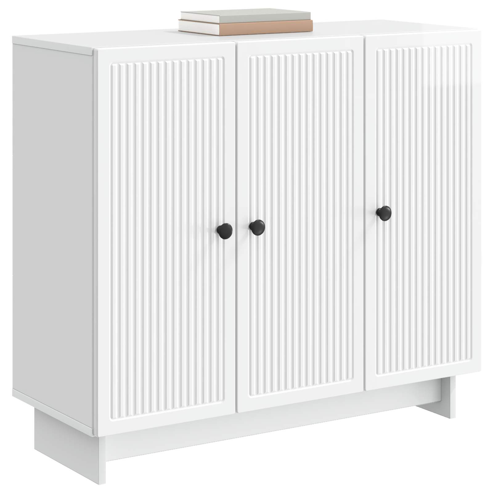 Kreveta Bijela visokog sjaja 89 x 34,5 x 80 cm