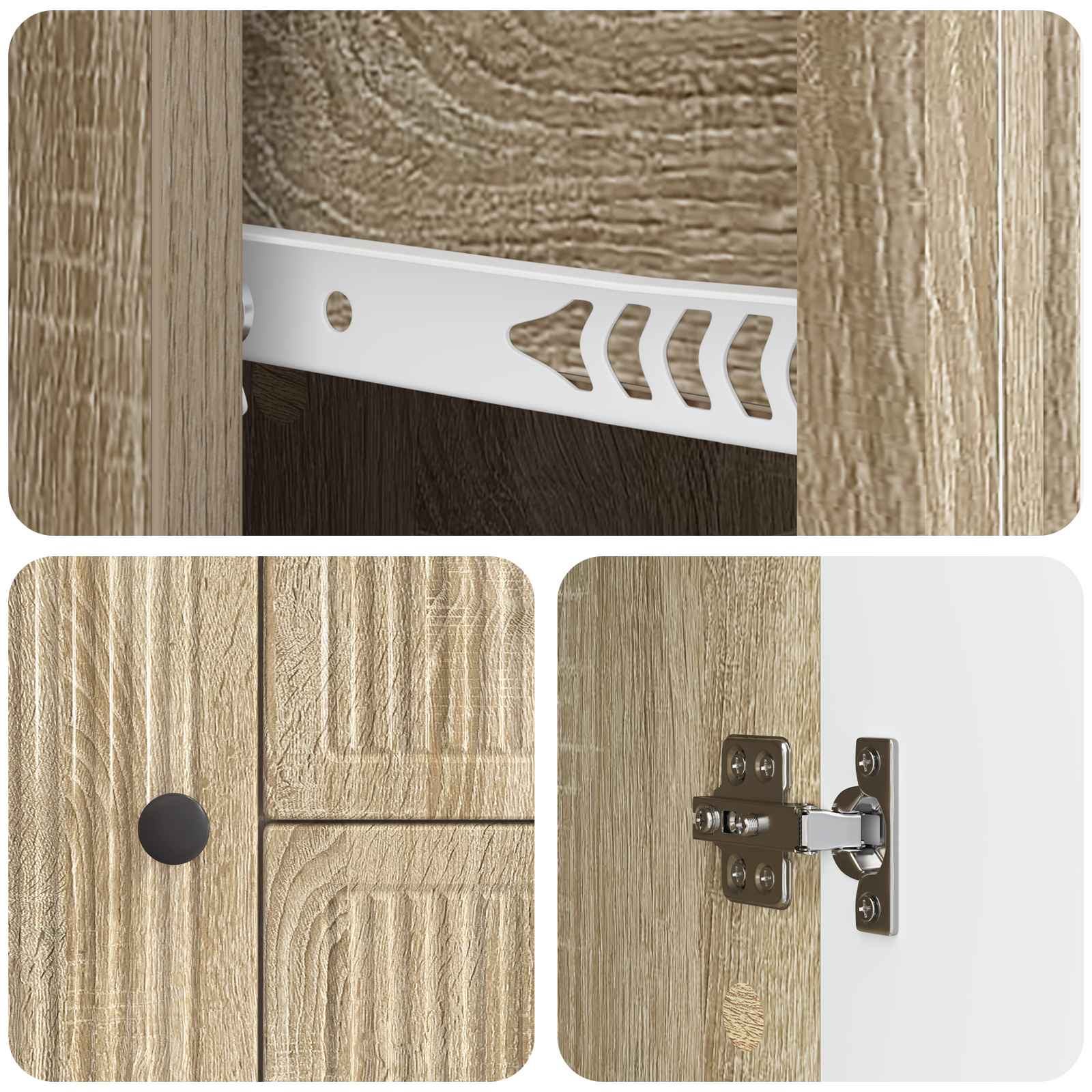 Kreveta Hrast sonoma 89 x 34,5 x 60 cm Konstruirano drvo