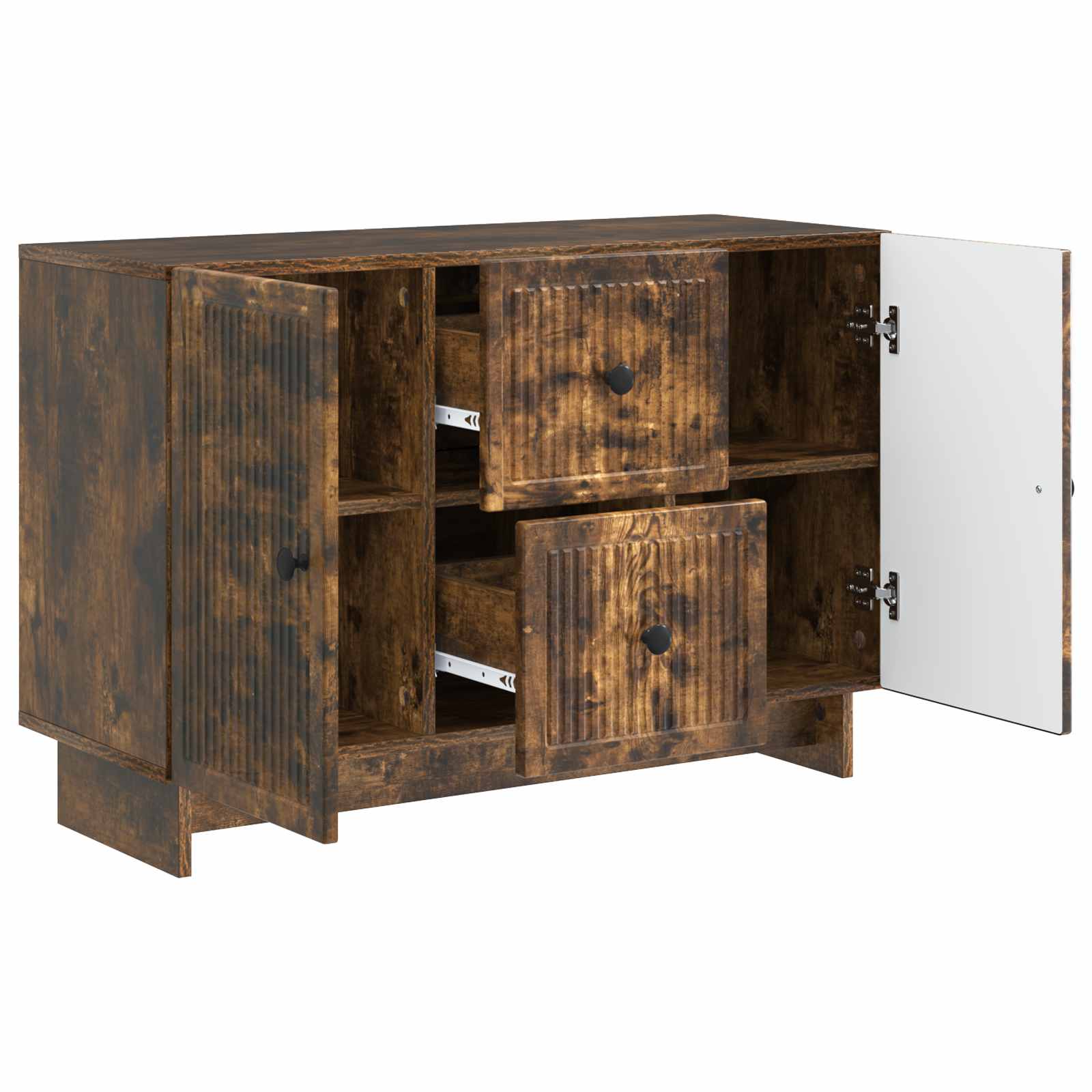 Kreveta Dimljeni hrast 89 x 34,5 x 60 cm Konstruirano drvo