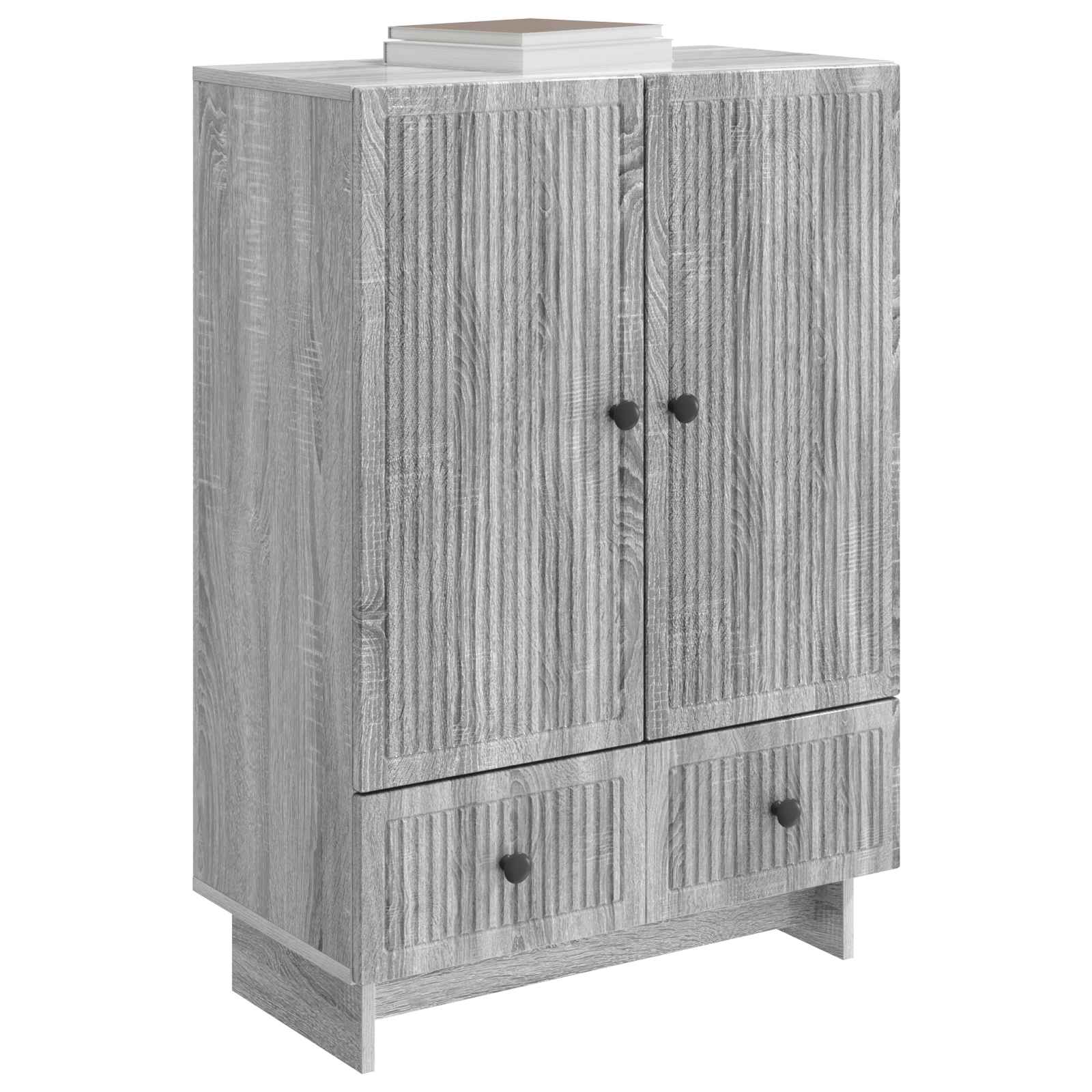 Kreveta Sivi Sonoma 66 x 34,5 x 95 cm Konstrukcijsko drvo