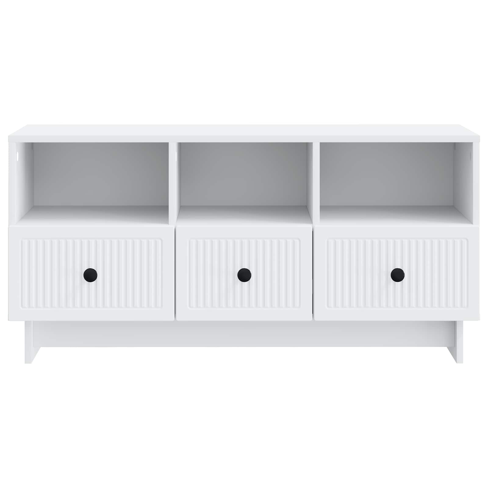 TV ormar s ladicama Bijela 102 x 34,5 x 50 cm Konstruirano drvo