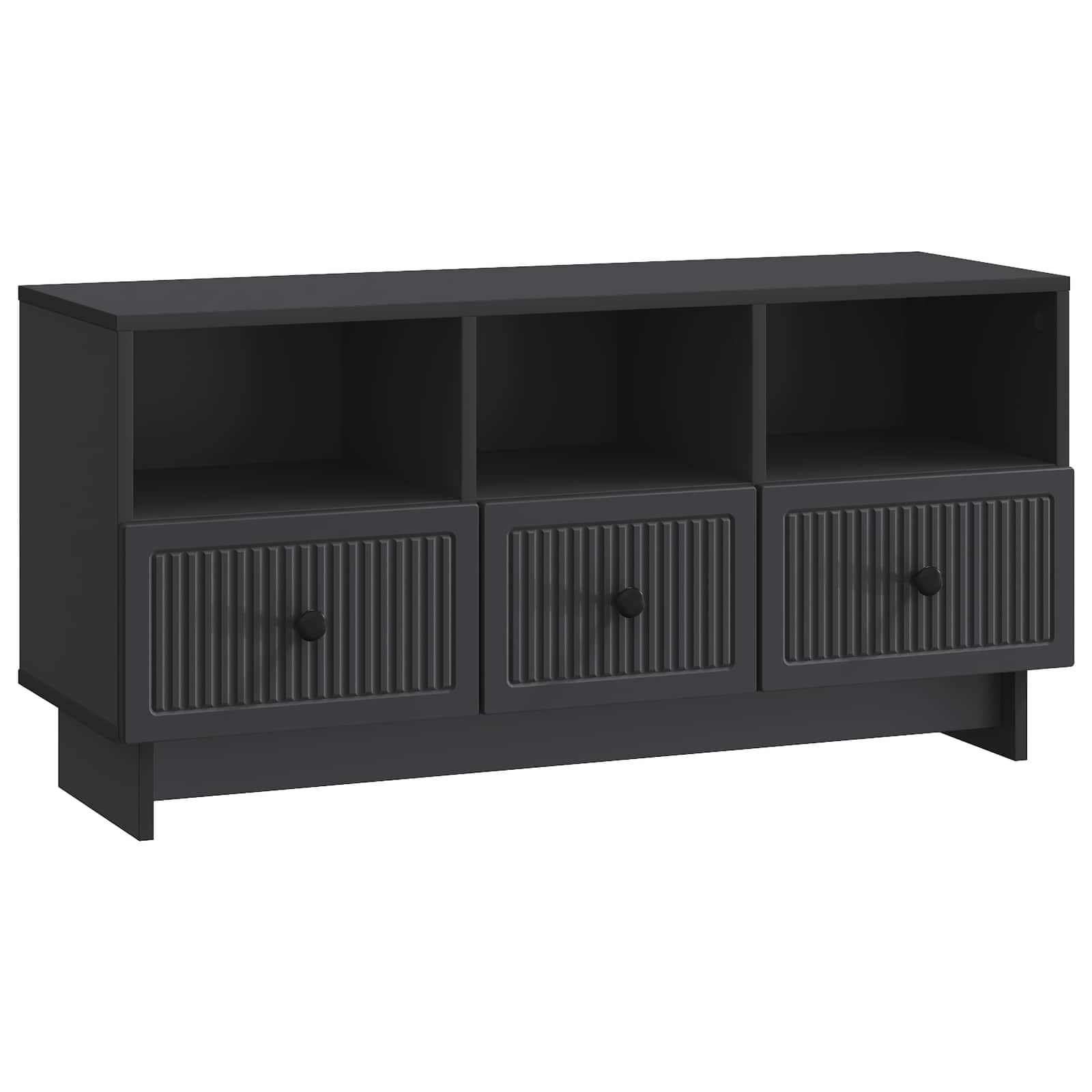 TV ormar s ladicama Crna 102 x 34,5 x 50 cm Konstruirano drvo