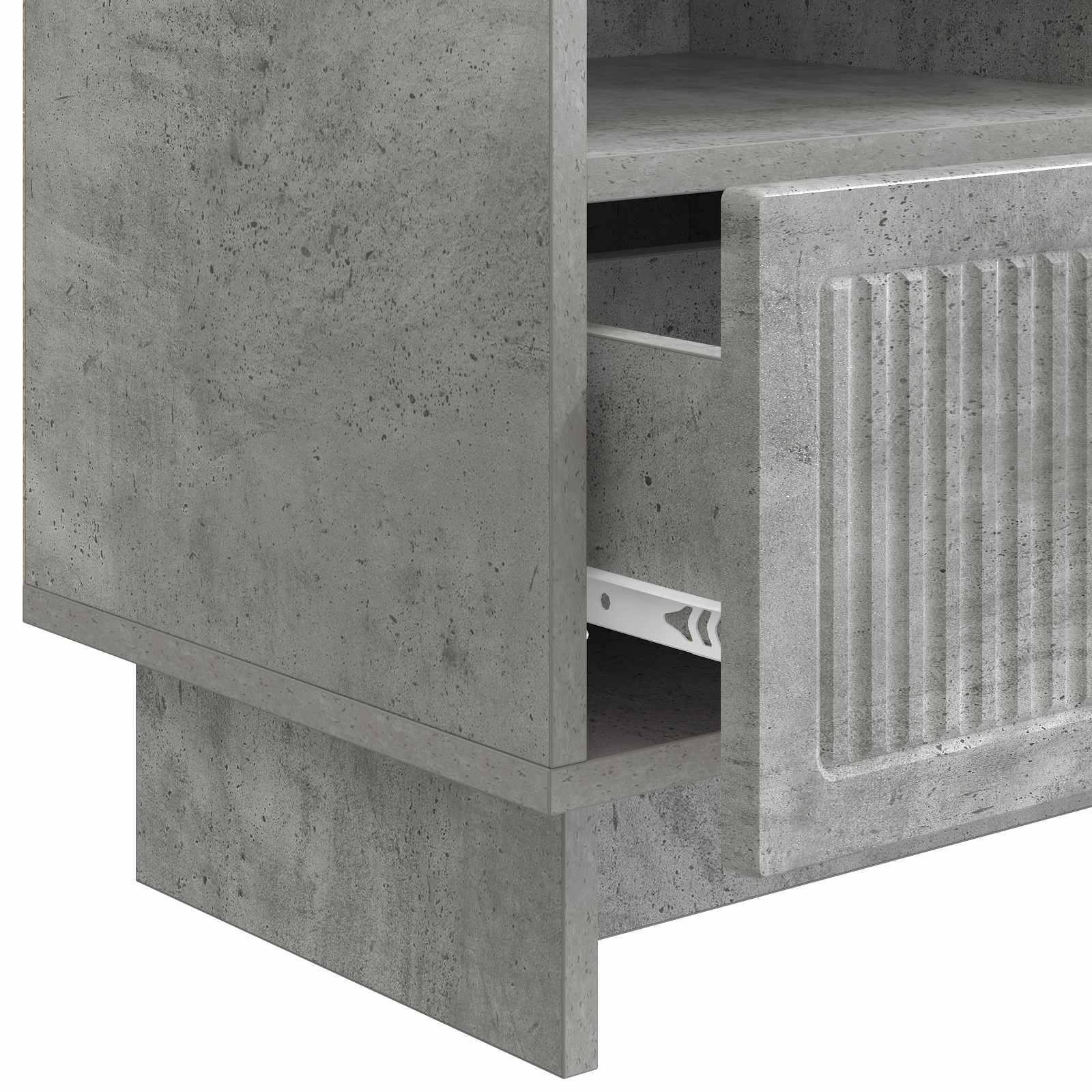 TV ormar Betonska siva 102 x 34,5 x 50 cm Konstruirano drvo