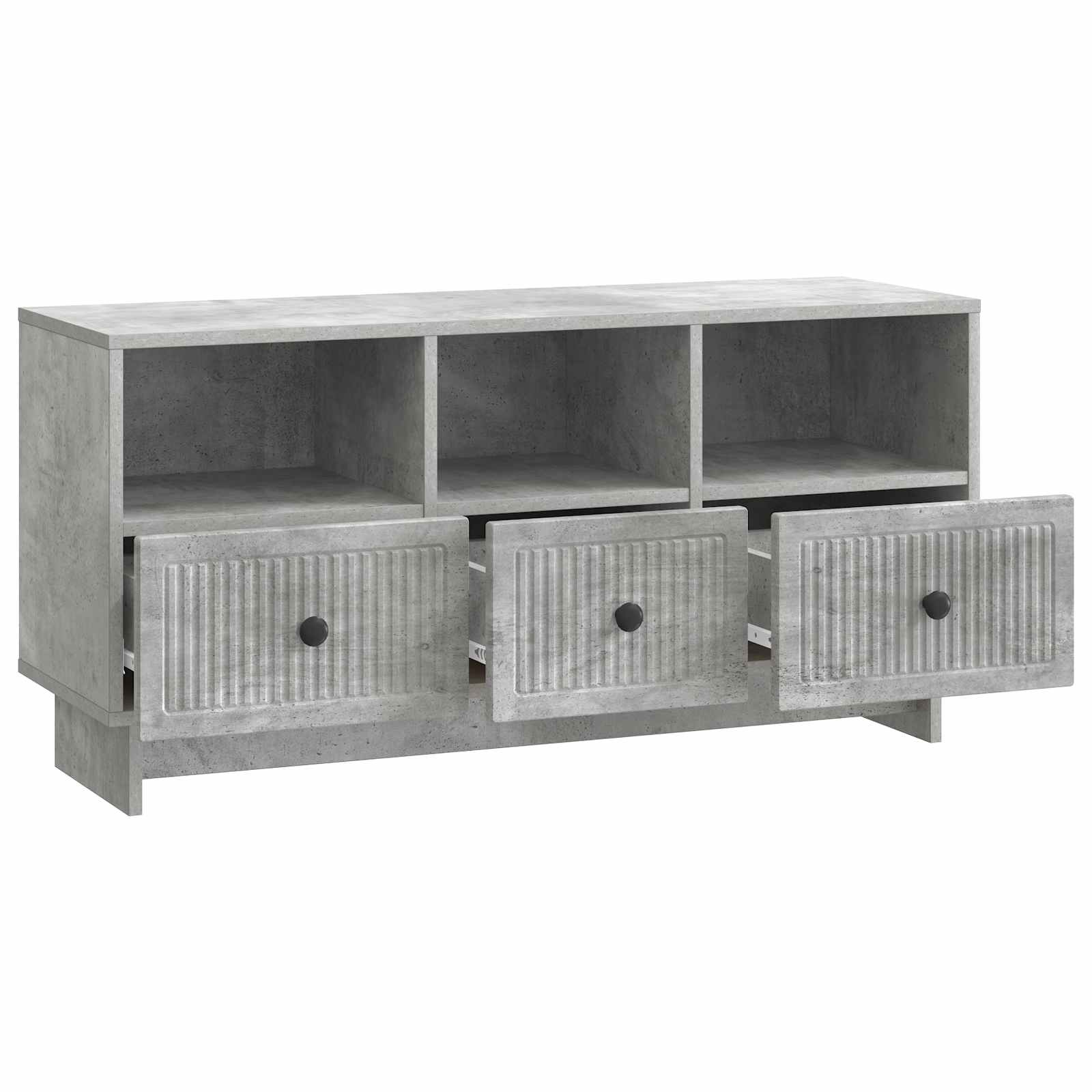 TV ormar Betonska siva 102 x 34,5 x 50 cm Konstruirano drvo