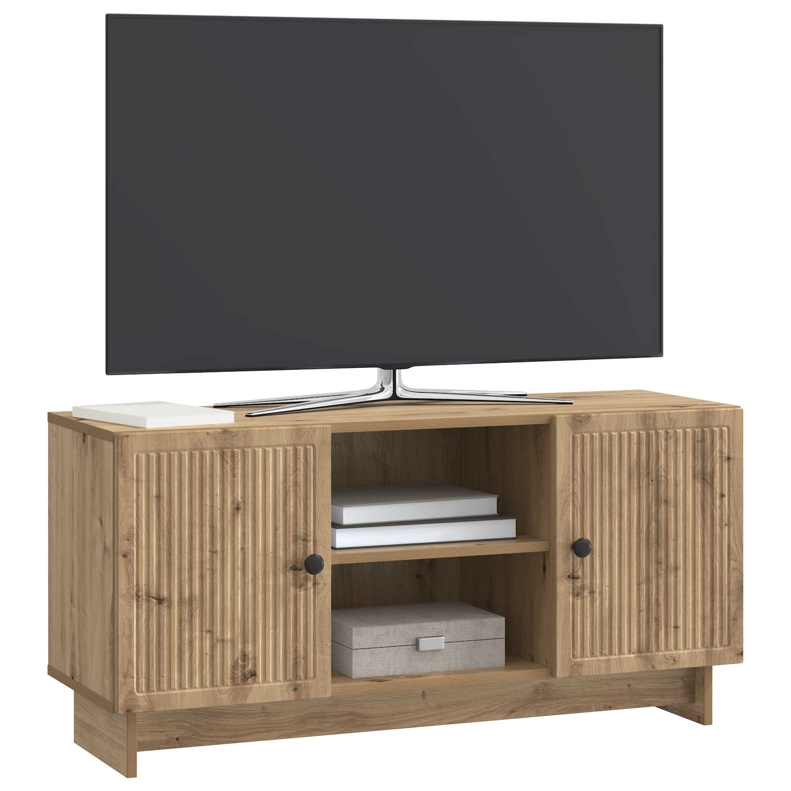TV ormar 102 x 34,5 x 50 cm Hrast artisan Konstruirano drvo