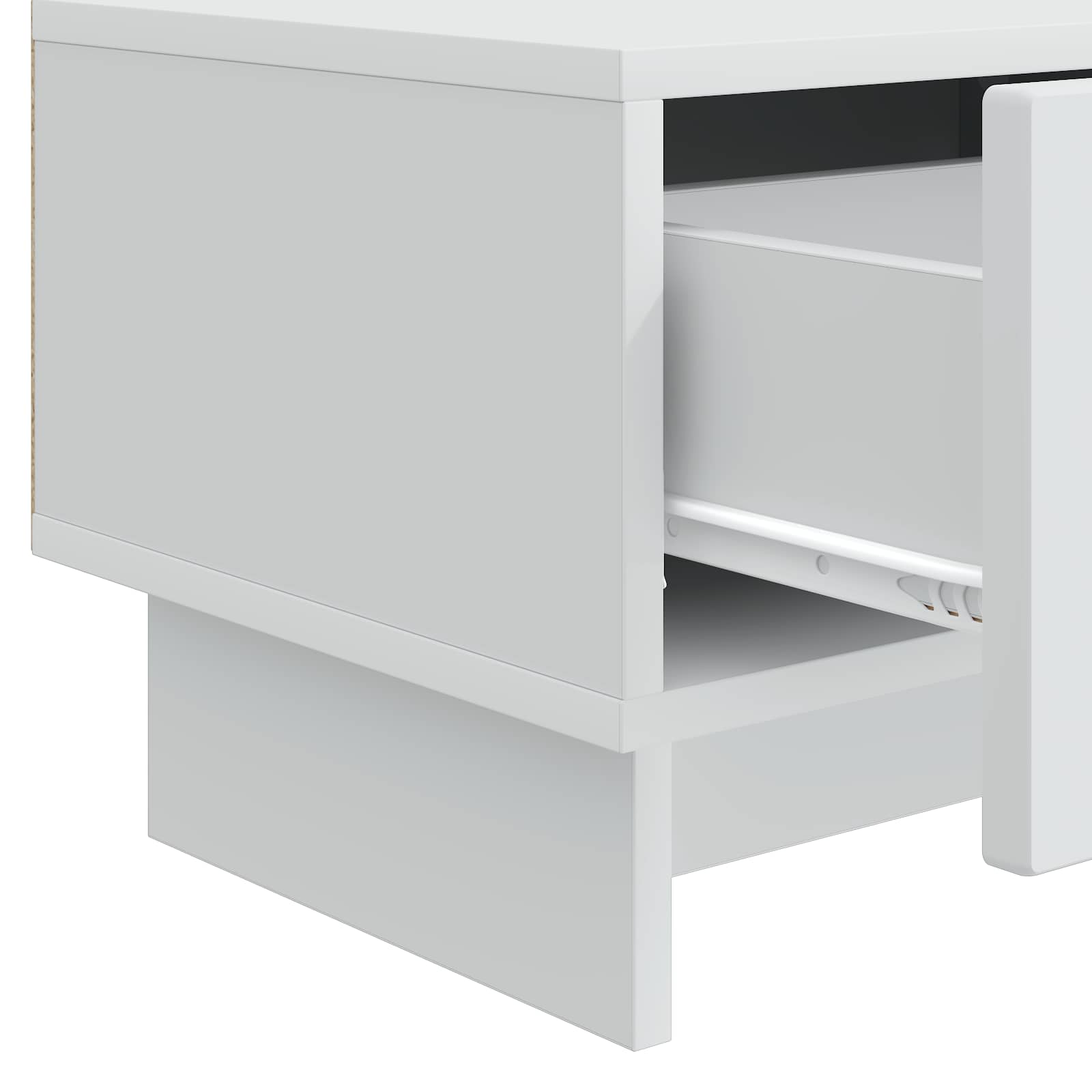TV ormar s ladicama Bijela 147 x 34,5 x 30 cm Konstruirano drvo