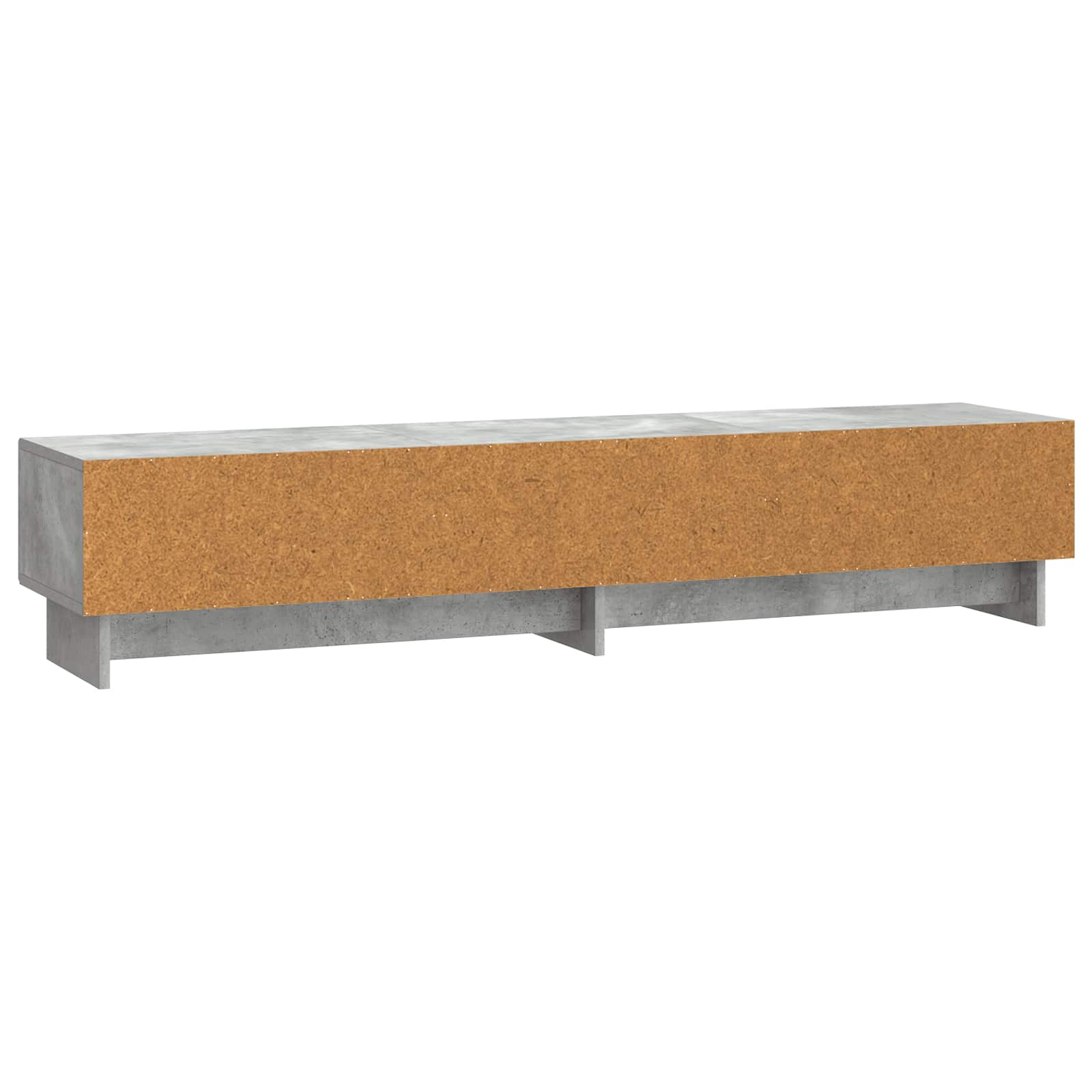 TV ormar Betonska siva 147 x 34,5 x 30 cm Konstruirano drvo