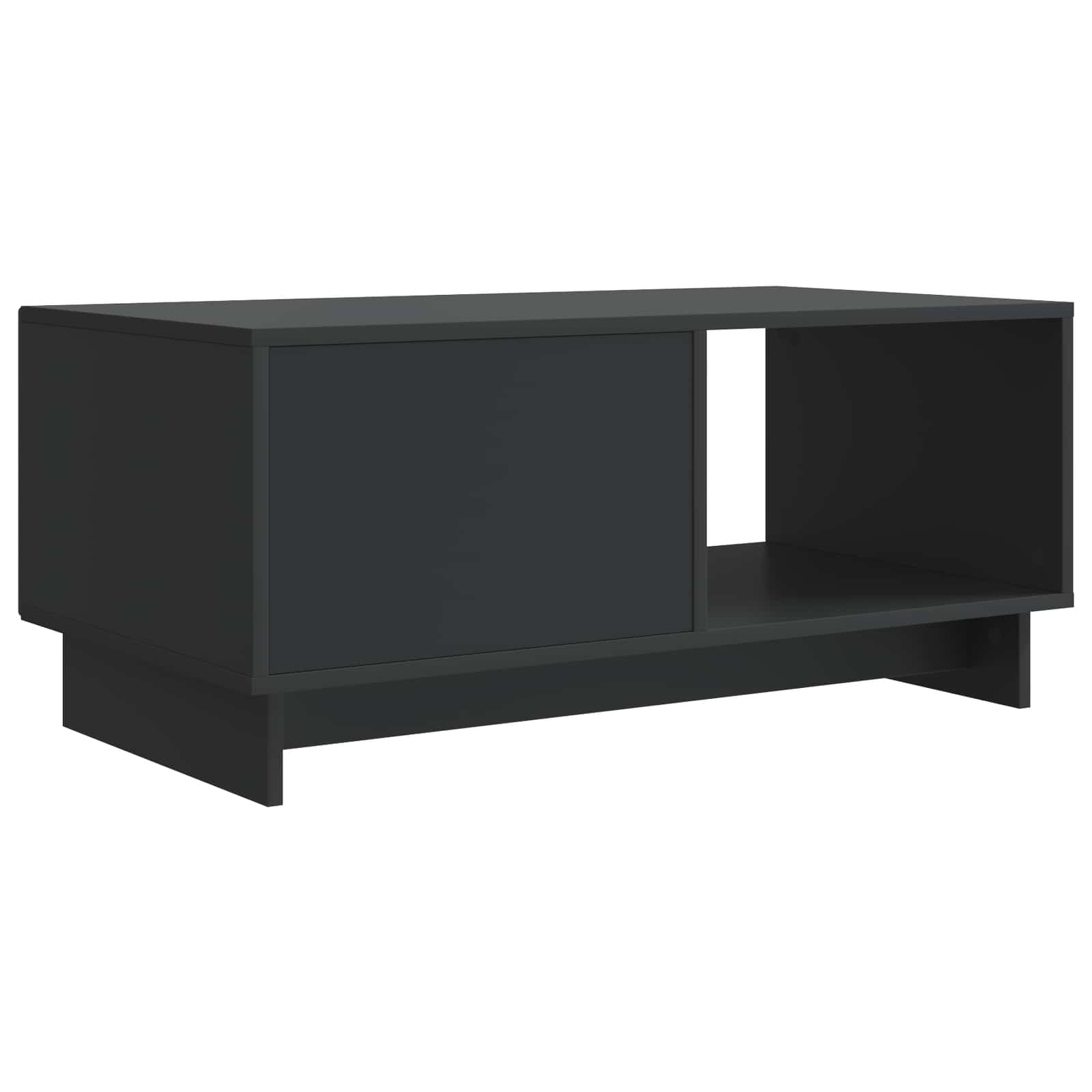 Kava Stol Crna 90 x 50 x 40 cm Konstruirano drvo