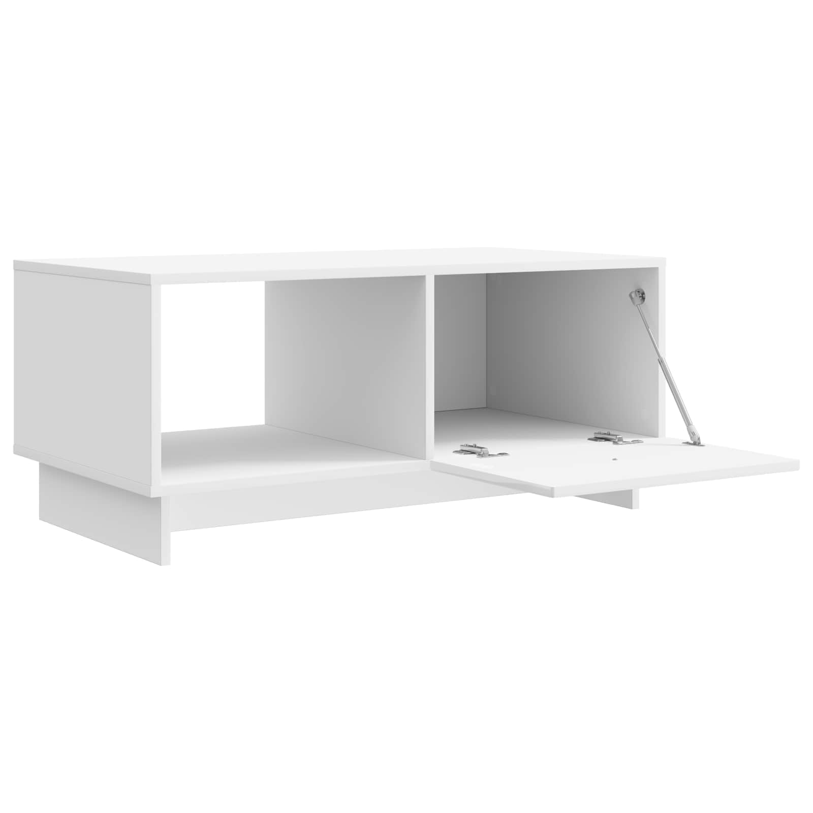 Kava Stol Bijela visokog sjaja 90 x 50 x 40 cm