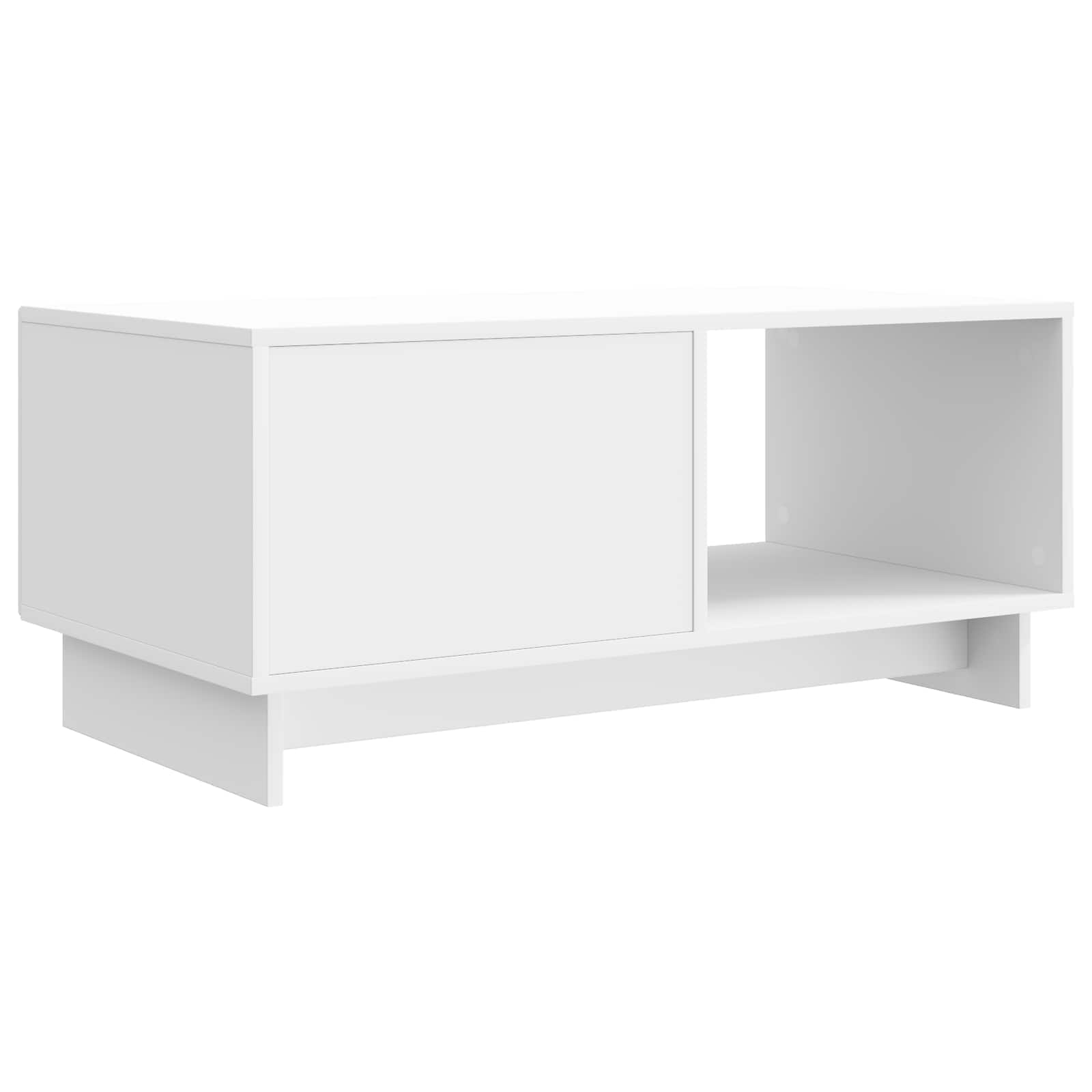 Kava Stol Bijela visokog sjaja 90 x 50 x 40 cm