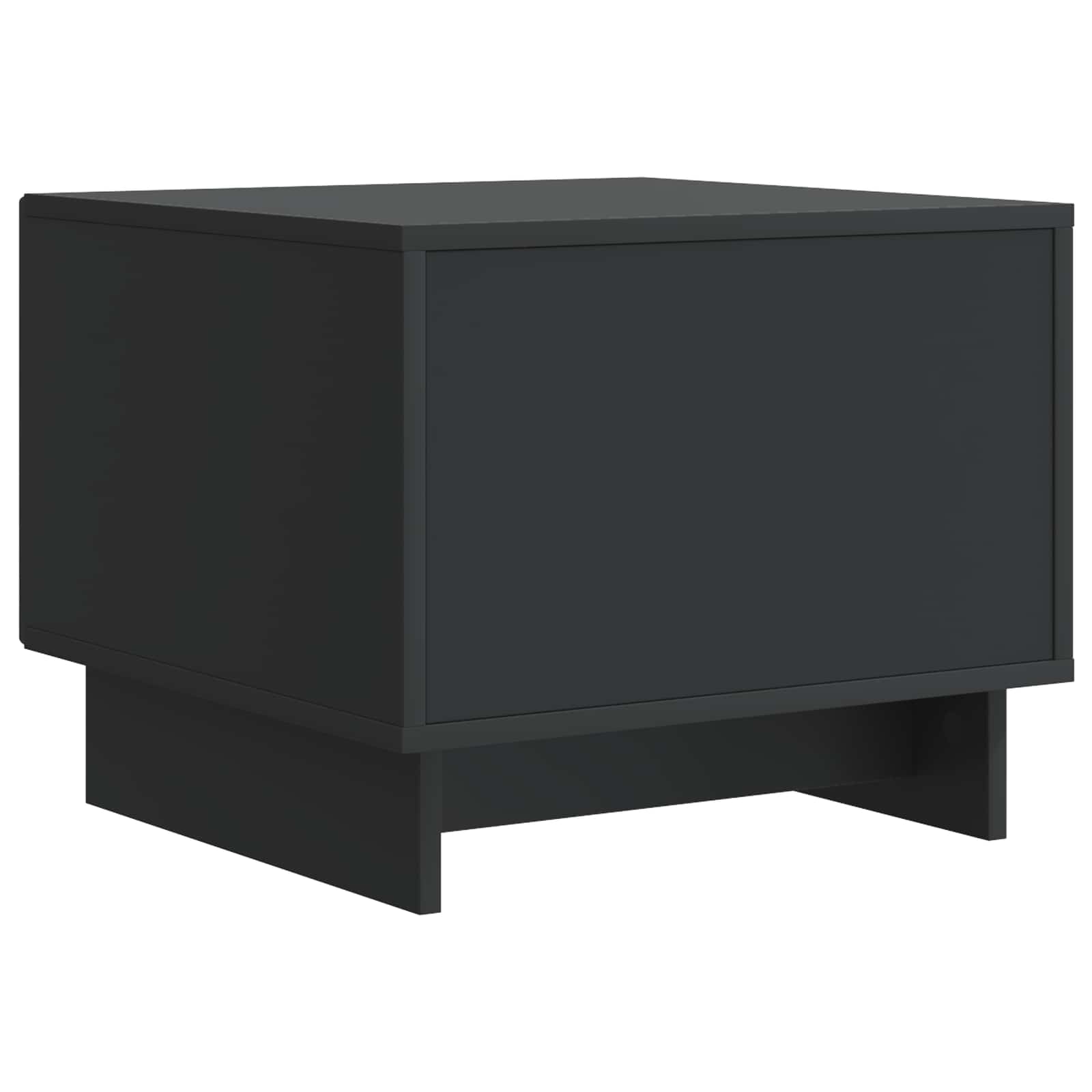 Kava Stol s ladicama Crna 49 x 50 x 40 cm Konstruirano drvo