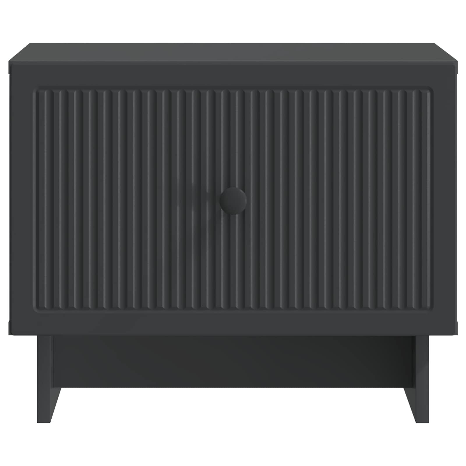 Kava Stol s ladicama Crna 49 x 50 x 40 cm Konstruirano drvo