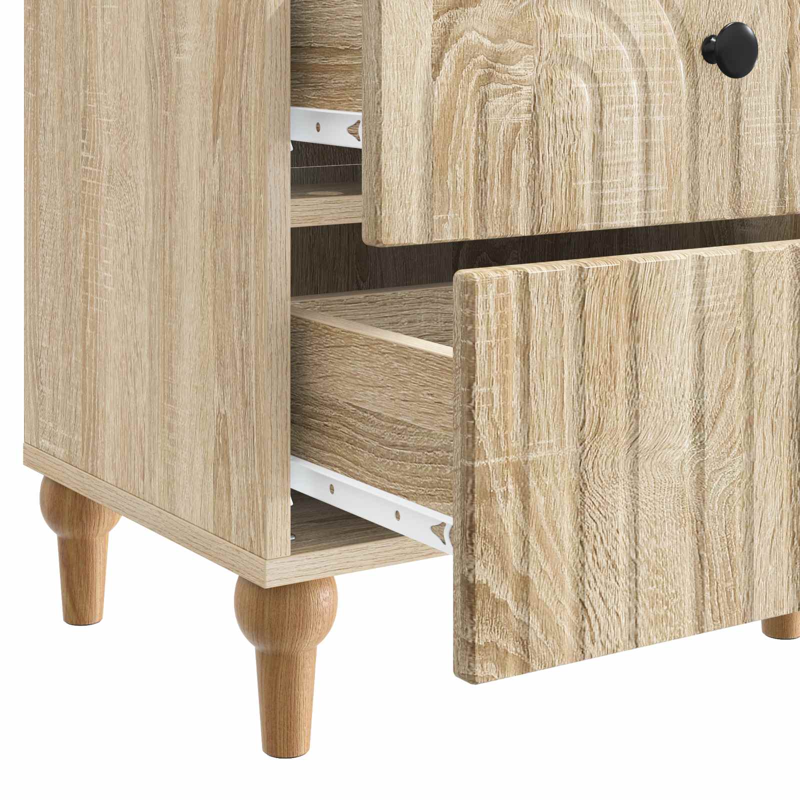 Noćni ormar Hrast sonoma 43 x 34,5 x 48 cm Konstruirano drvo