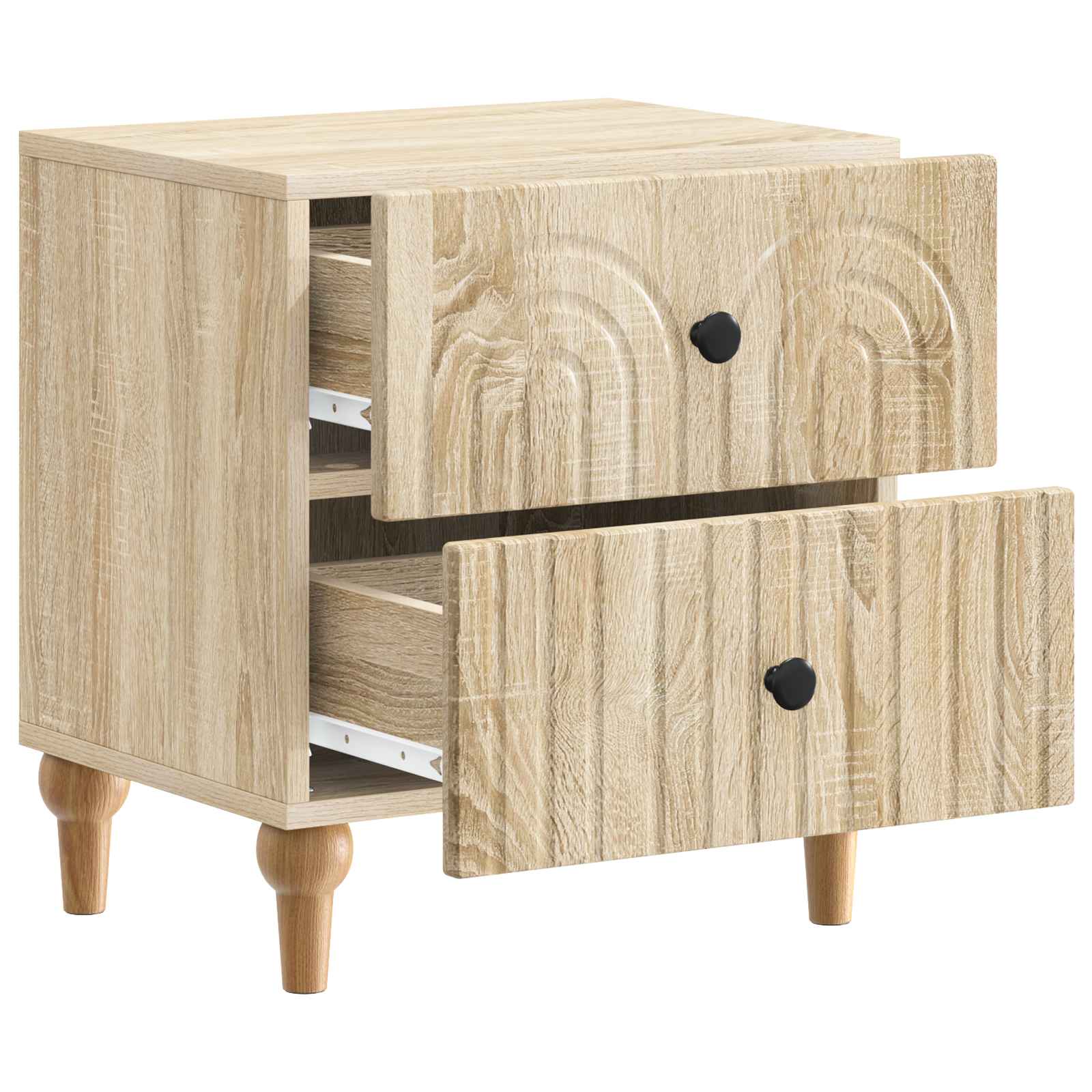 Noćni ormar Hrast sonoma 43 x 34,5 x 48 cm Konstruirano drvo