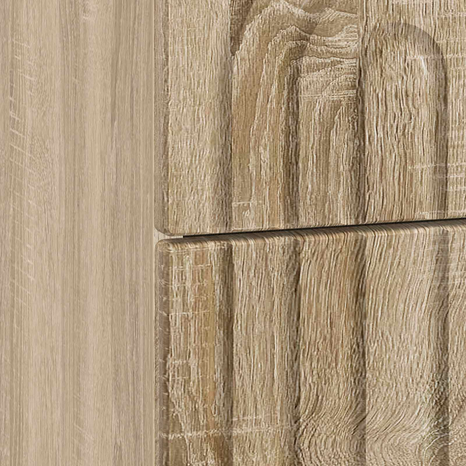 Noćni ormar s ladicama 2 pcs Hrast sonoma 43 x 34,5 x 48 cm