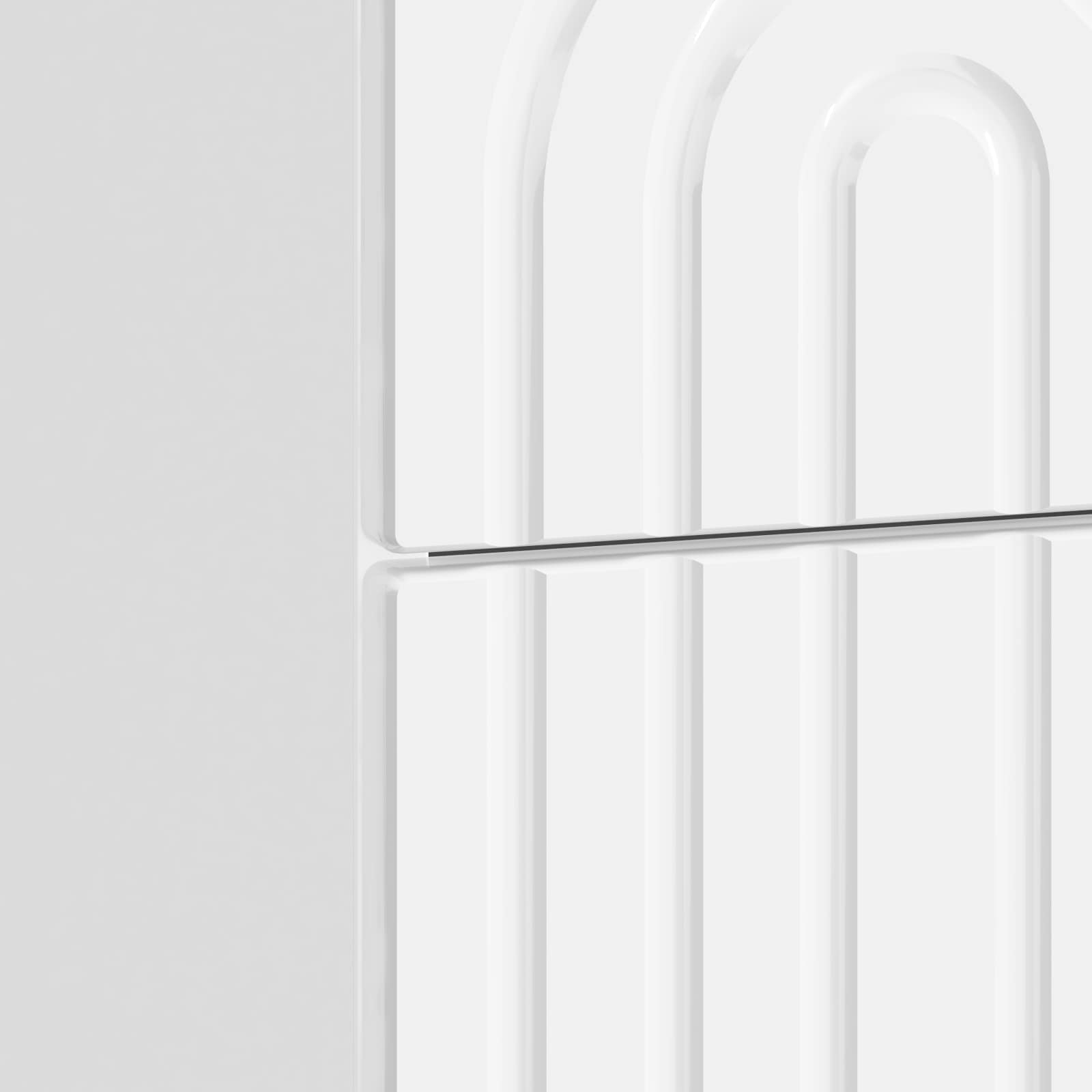 Noćni ormar 2 pcs Bijela visokog sjaja 43 x 34,5 x 48 cm