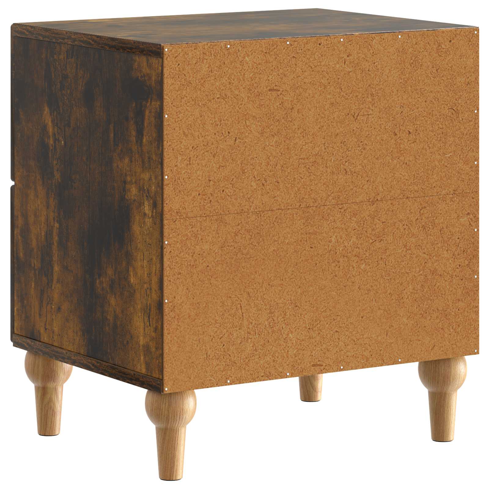 Noćni ormar s ladicama 2 pcs Dimljeni hrast 43 x 34,5 x 48 cm