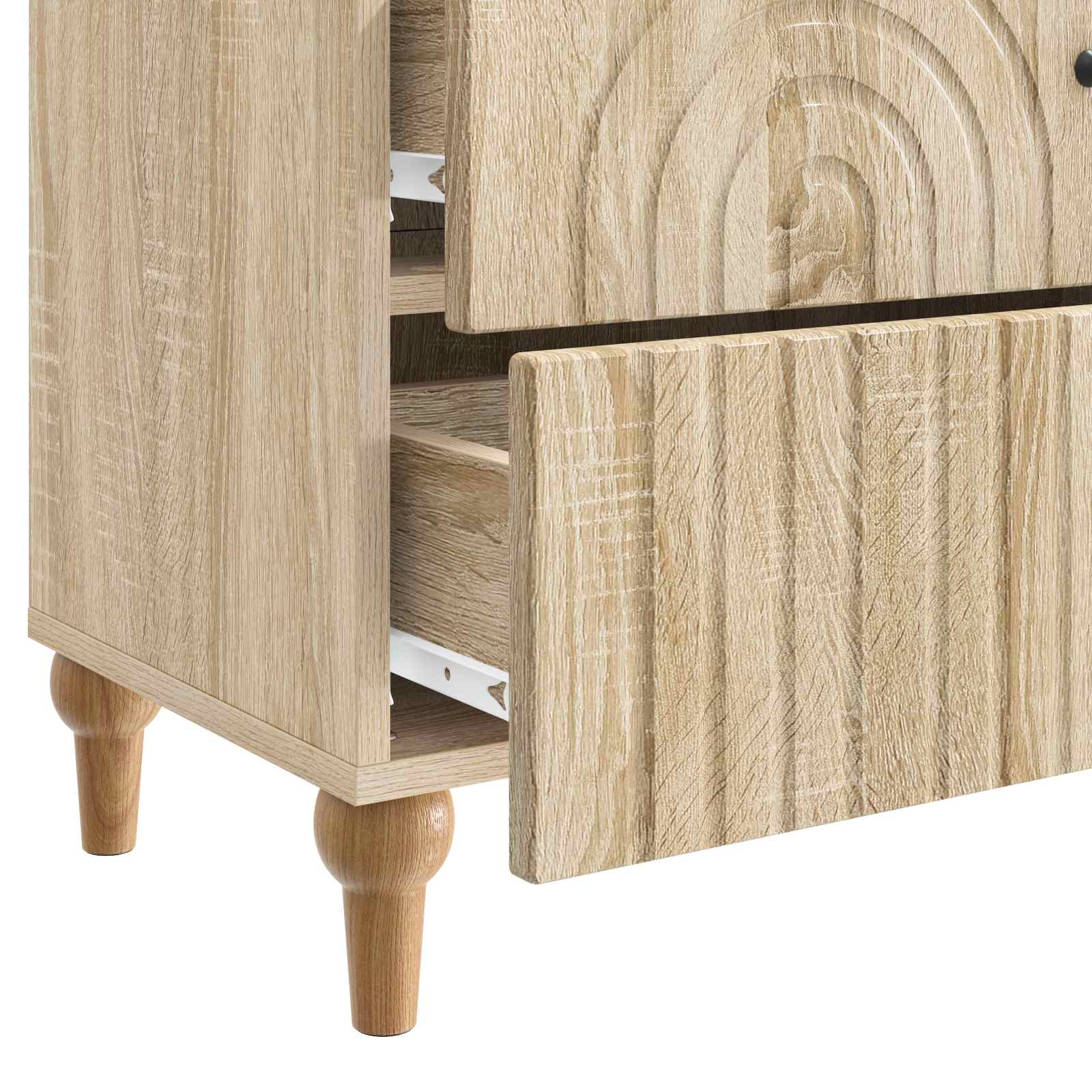 Noćni ormar Hrast sonoma 62 x 34,5 x 48 cm Konstruirano drvo