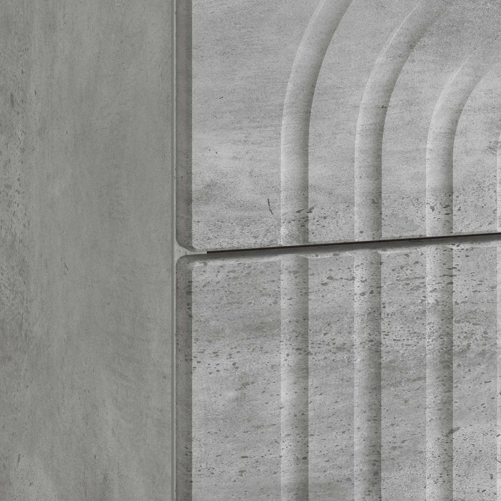 Noćni ormar Betonska siva 62 x 34,5 x 48 cm Konstruirano drvo