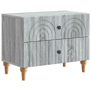 Noćni ormar Siva sonoma 62 x 34,5 x 48 cm Konstruirano drvo